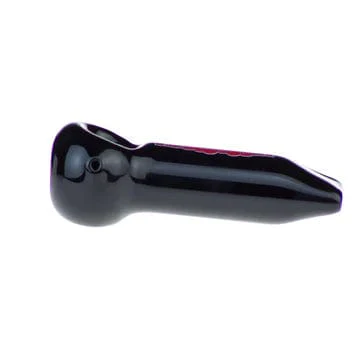 Puff Puff Pass Spoon Pipe - Black - 4in. - Image 3