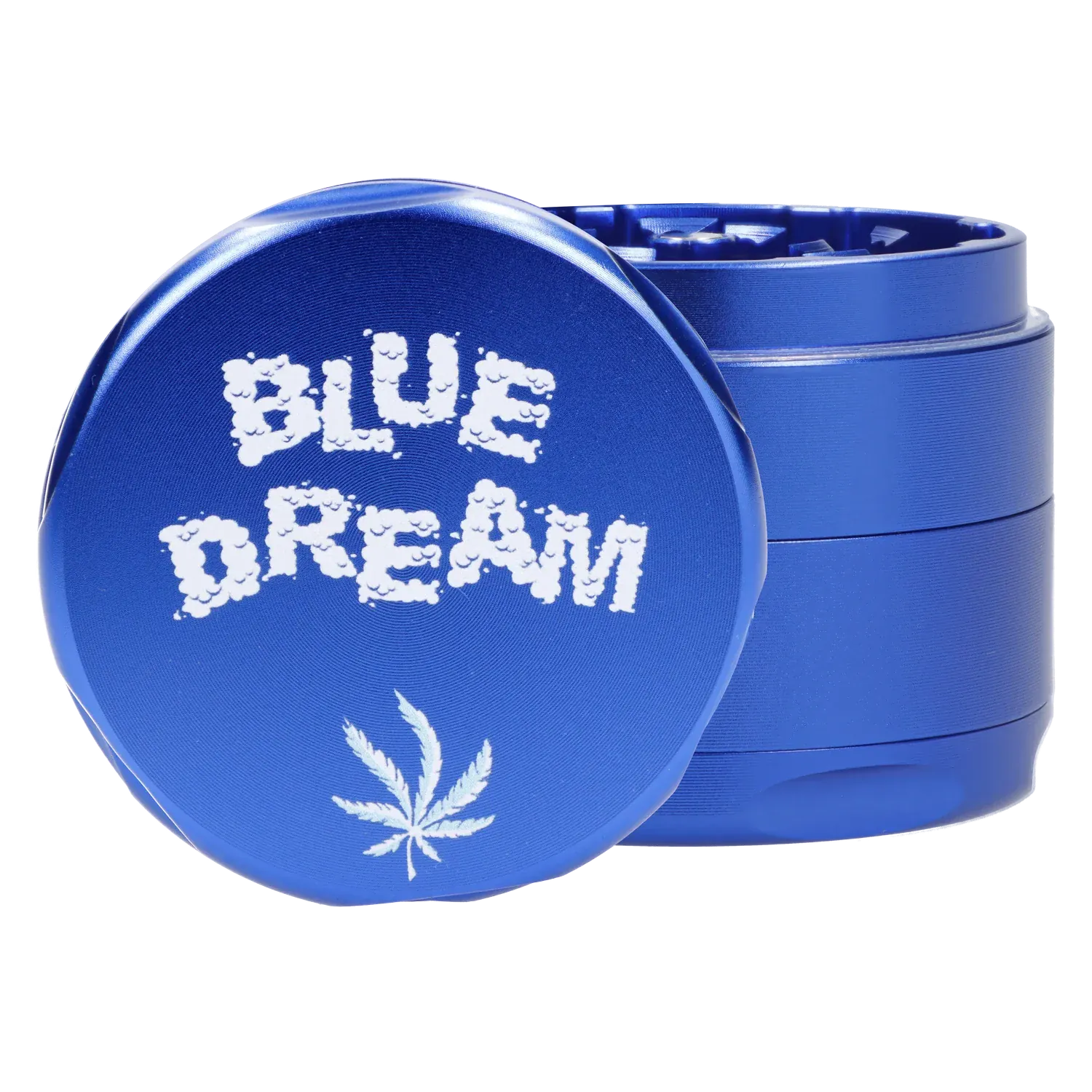 Puff Puff Pass Strains Blue Dream Grinder-Blue - Image 3