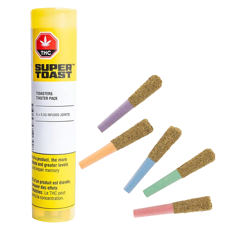 Toasters Taster Pack Infused PR 5 x 0.5 g