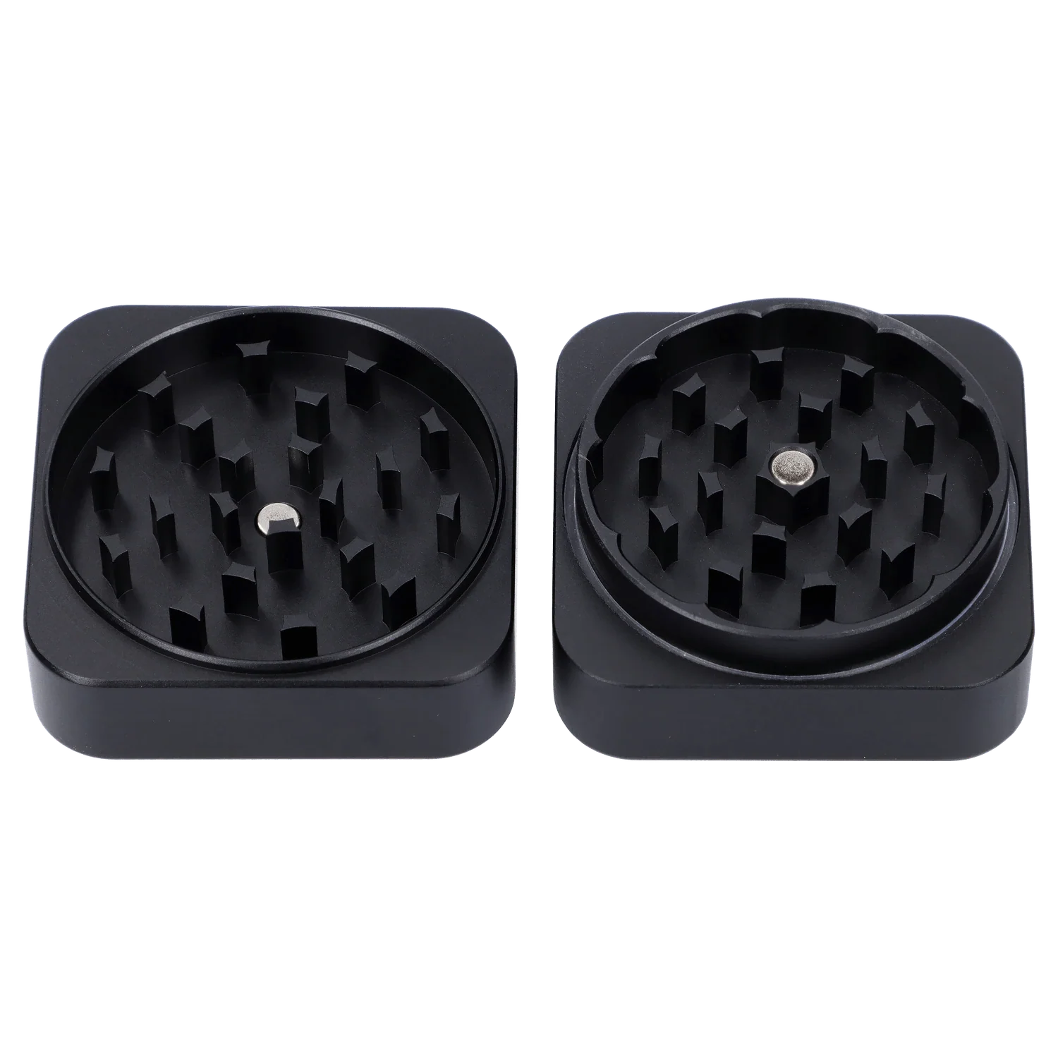 Queen of Bud 2 Stage Grinder Black Obsidian - Image 5