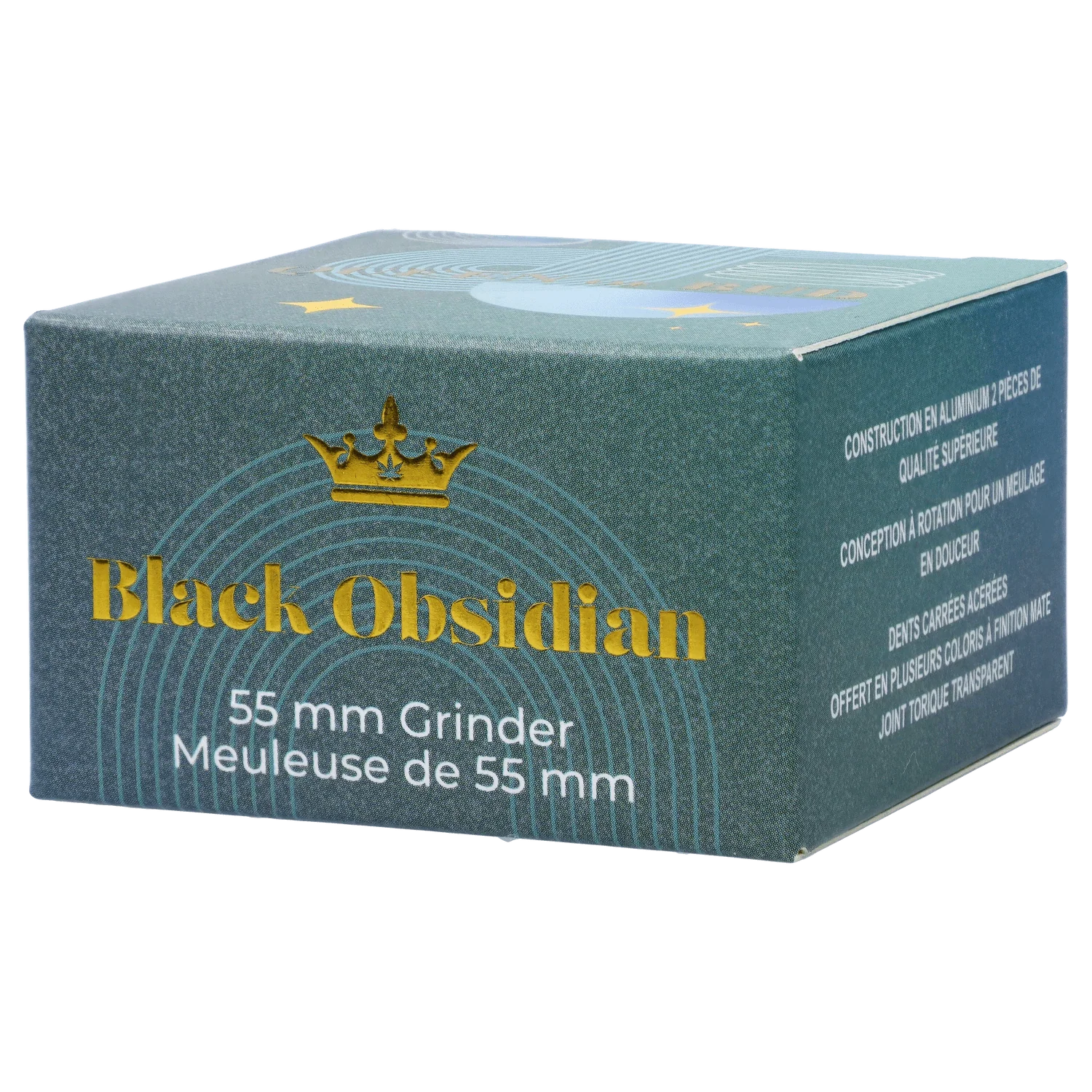 Queen of Bud 2 Stage Grinder Black Obsidian - Image 6