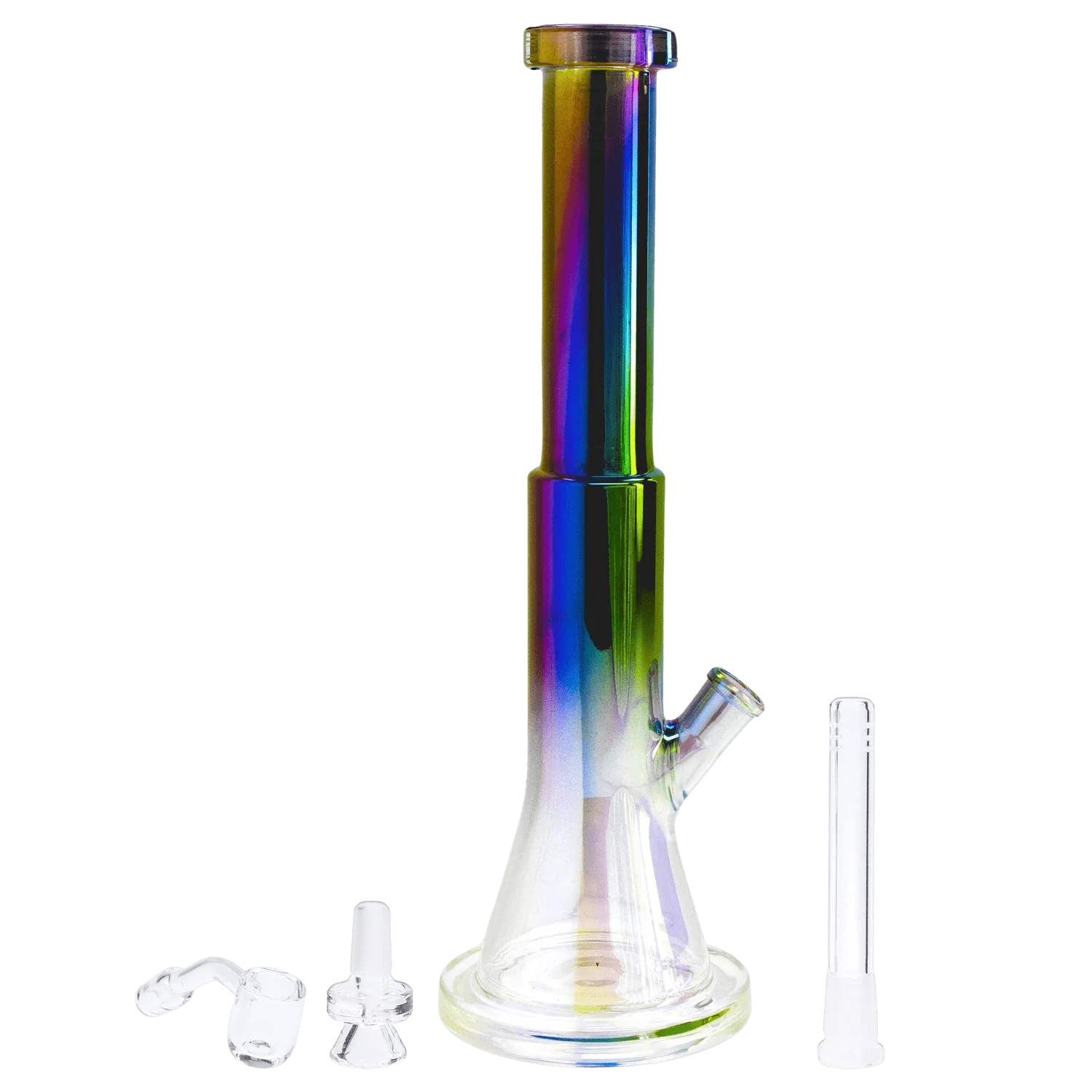 Queen of Bud Black Obsidian 14" Dual Use Waterpipe - Image 4
