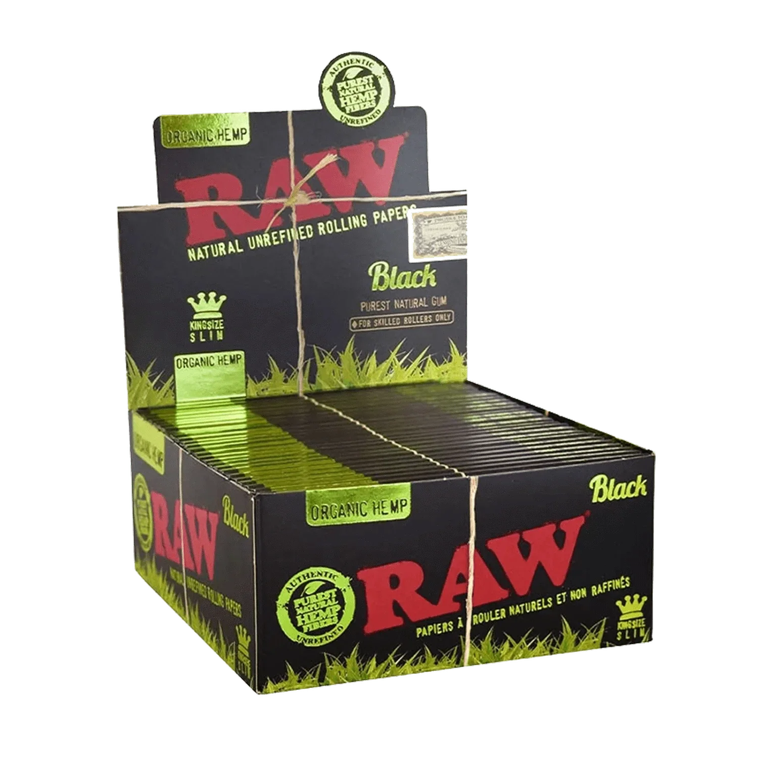 Raw Organic Hemp Rolling Papers - King Size Slim - Image 3