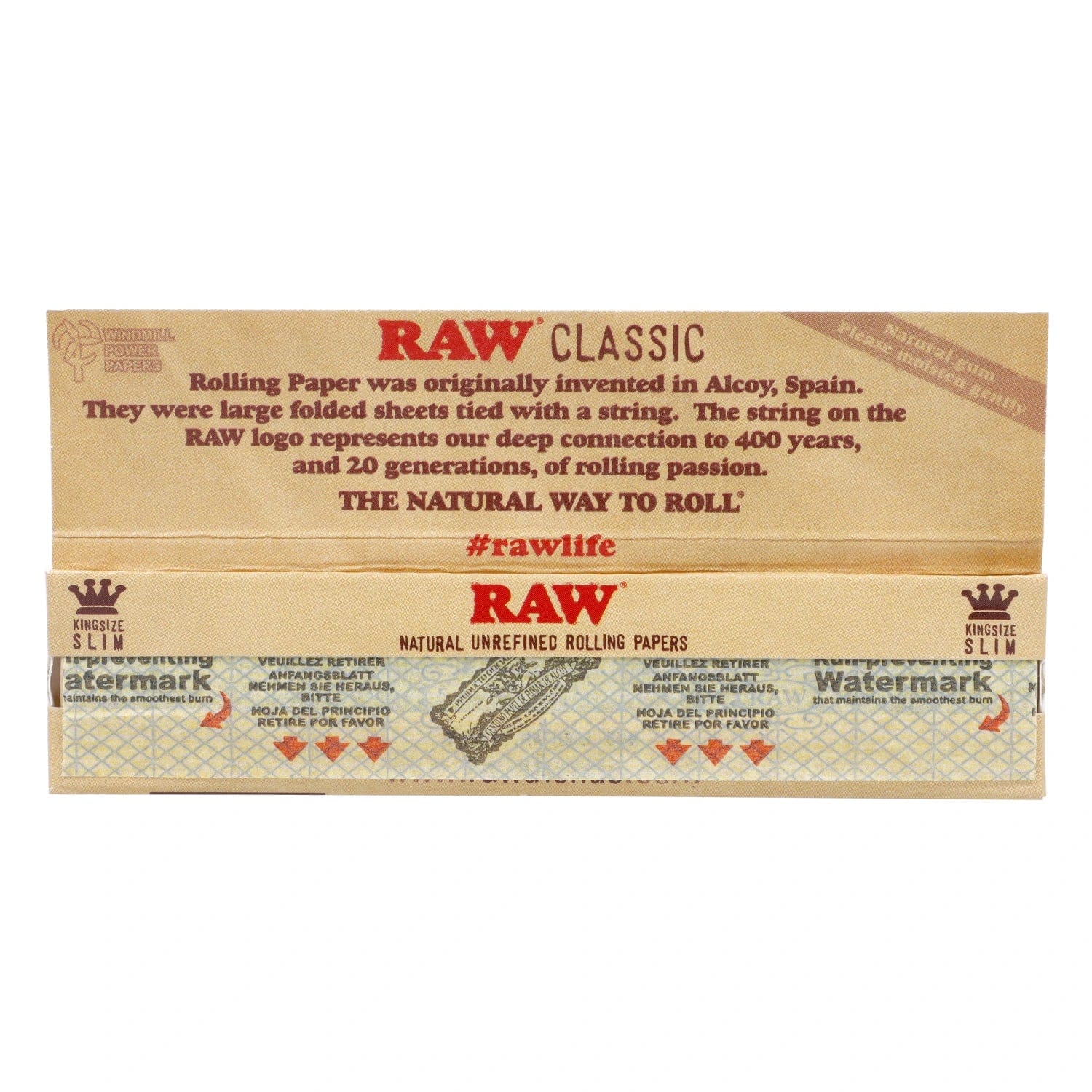 Raw Classic Rolling Papers - King Size Slim - Image 3