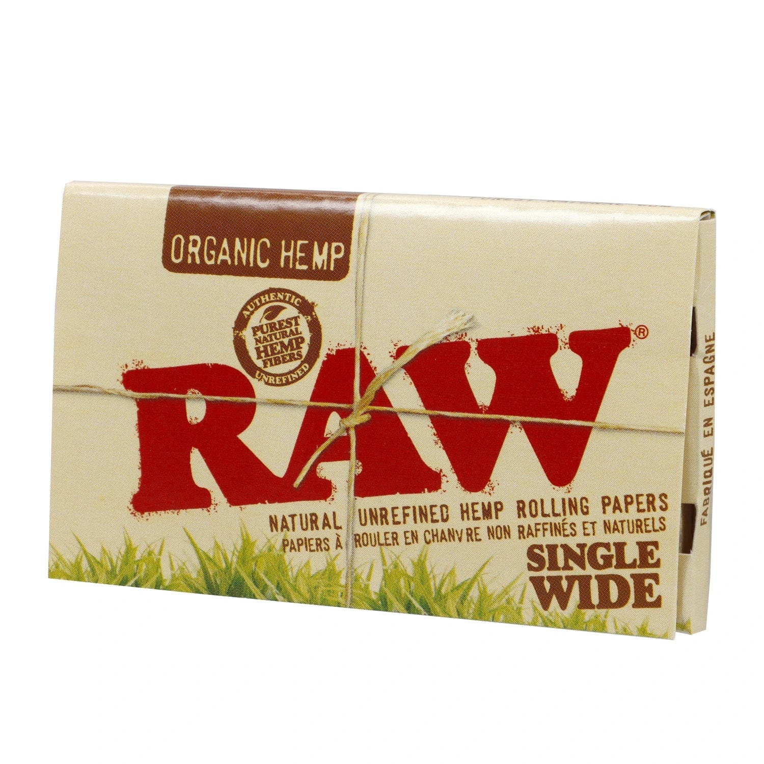 Raw Organic Rolling Papers - Single Wide Double Window - Image 2