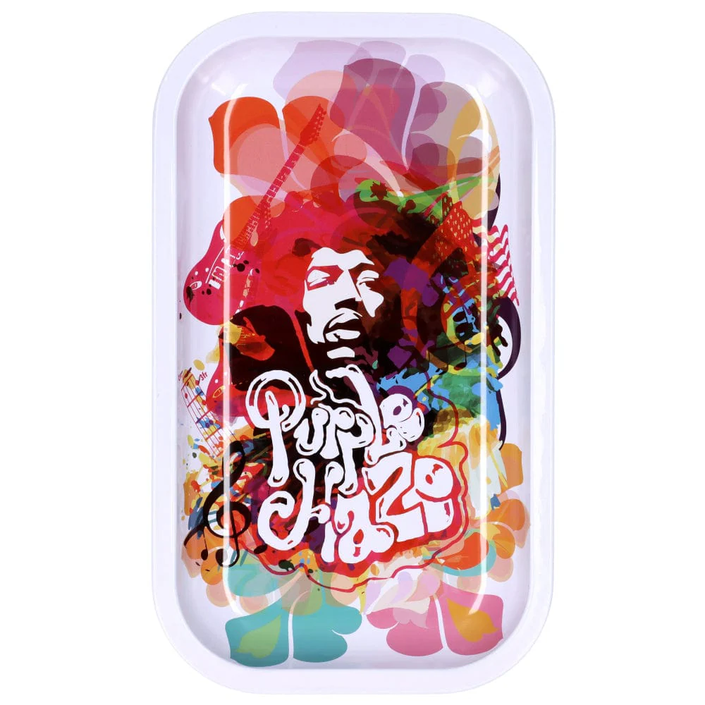Rocklegenden Jimi Purple Haze Rolling Tray - Mittel