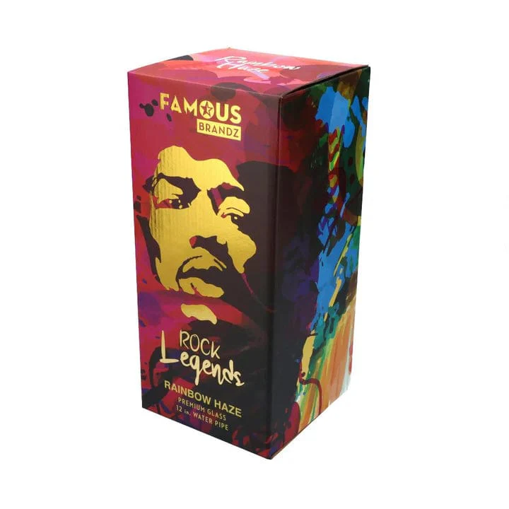 Rock Legends Jimmy-Purple Haze Water Pipe-Clear-12in - Image 4