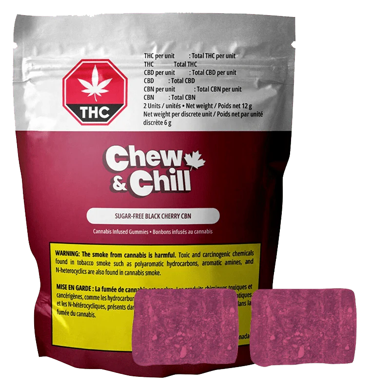 Sugar-Free Black Cherry CBN Gummies