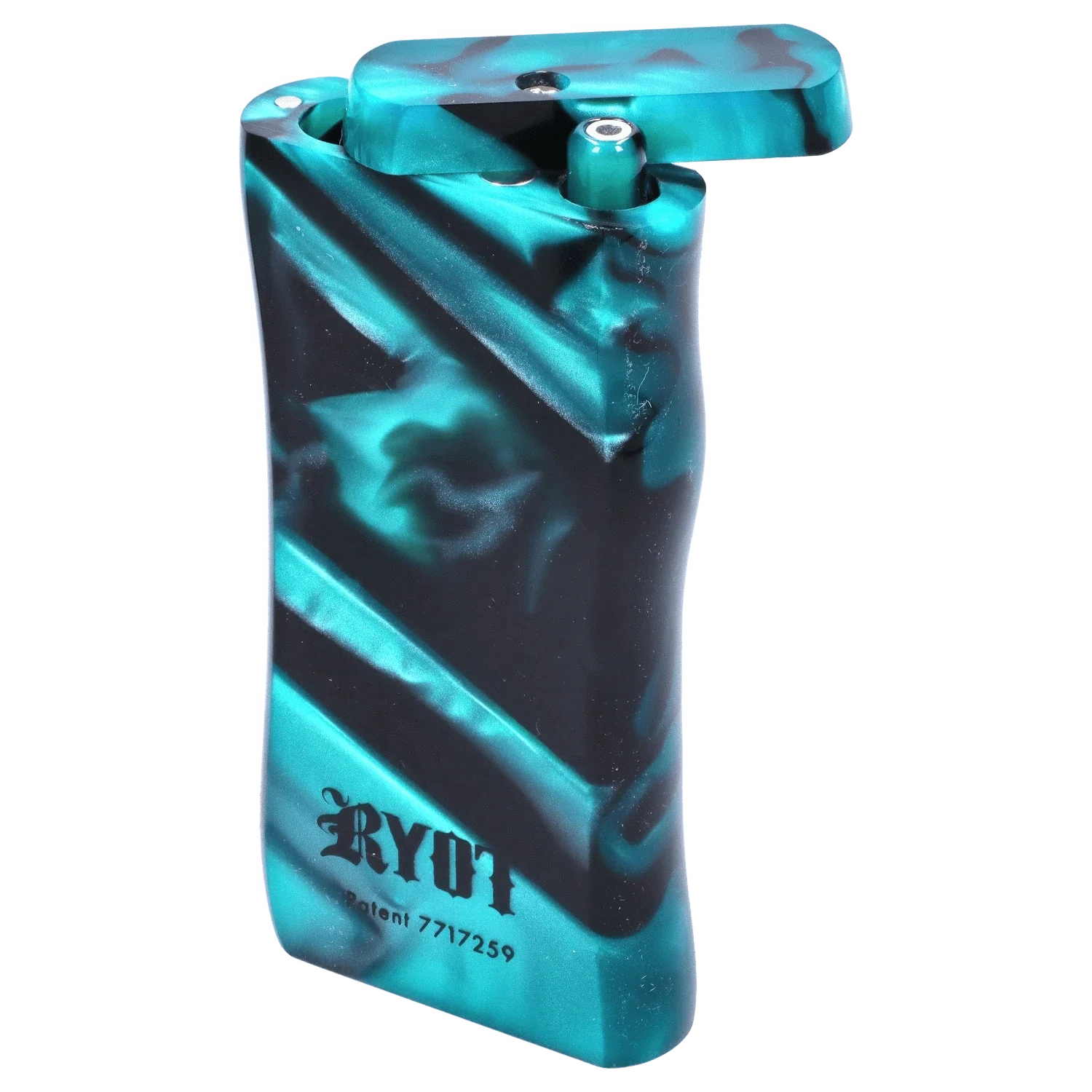 RYOT Large 3 in. Acrylic Magnetic Dugout in Green with Matching Bat - Image 4