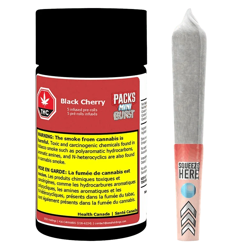 Mini Burst Black Cherry Infused PR 5 x 0.5 g