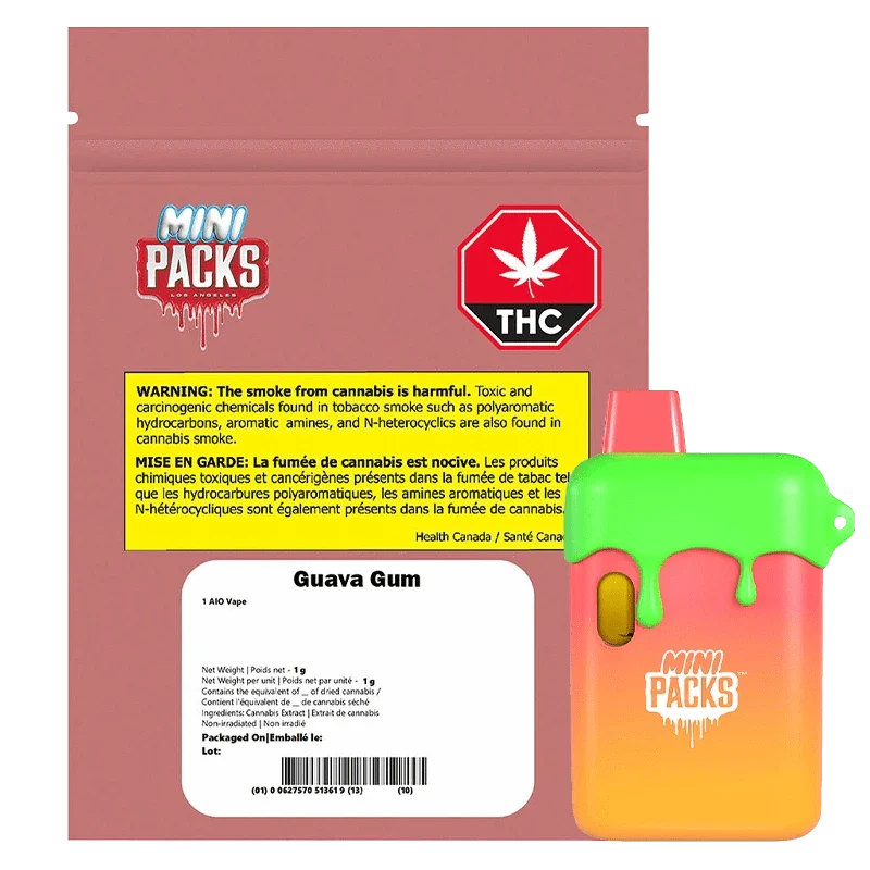 Mini Packs Guava Gum Disposable Vape