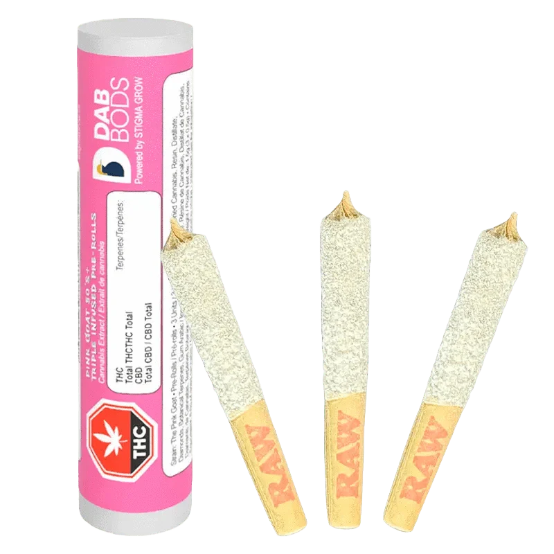 Pink GOAT 50's+ Triple Infused PR 3 x 0.5 g