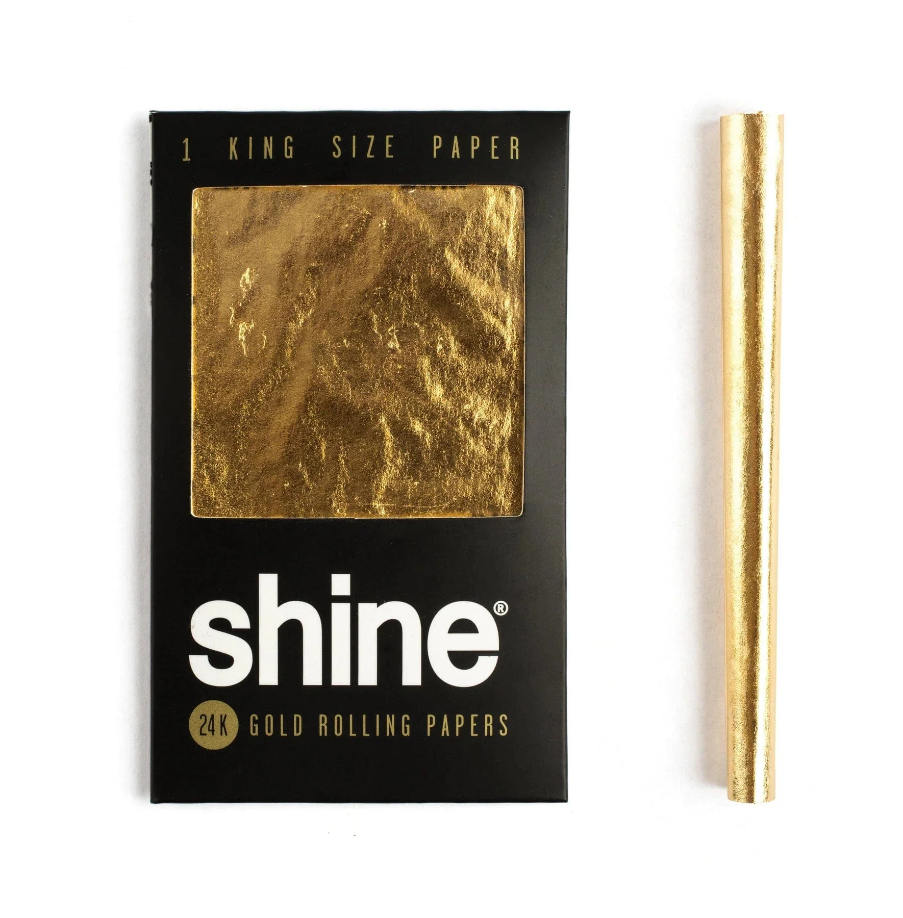 Shine Papers - 1¼" 24k Gold Rolling Papers 2 Sheet Packs