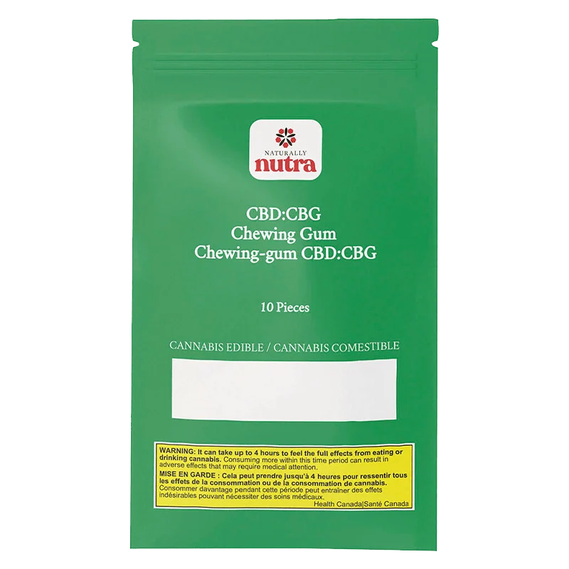 Naturally Calm CBD:CBG Lemon Balm and Mint Chewing Gum - Image 3