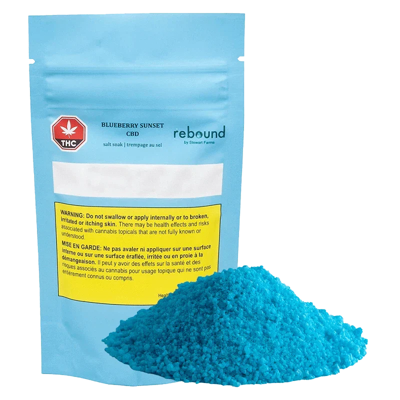 Blueberry Sunset CBD Salt Soak