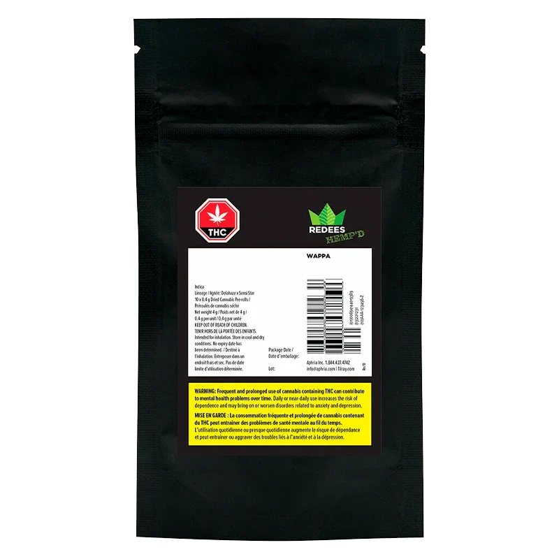 Wappa Redees Hemp'd PR 10 x 0.4 g - Image 3