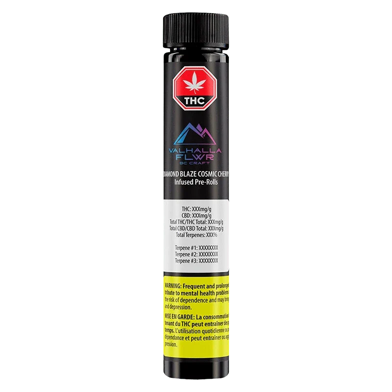 Diamond Blaze Cosmic Cherry Infused PR 3 x 0.5 g - Image 3