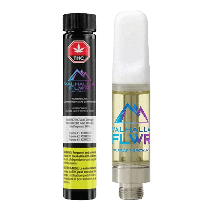 Rainbow Lava Cured Resin Vape Cartridge