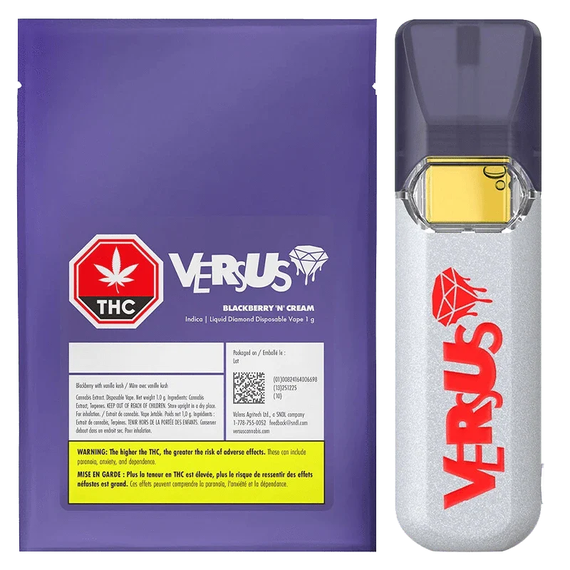 Blackberry 'n' Cream Liquid Diamond Disposable Vape