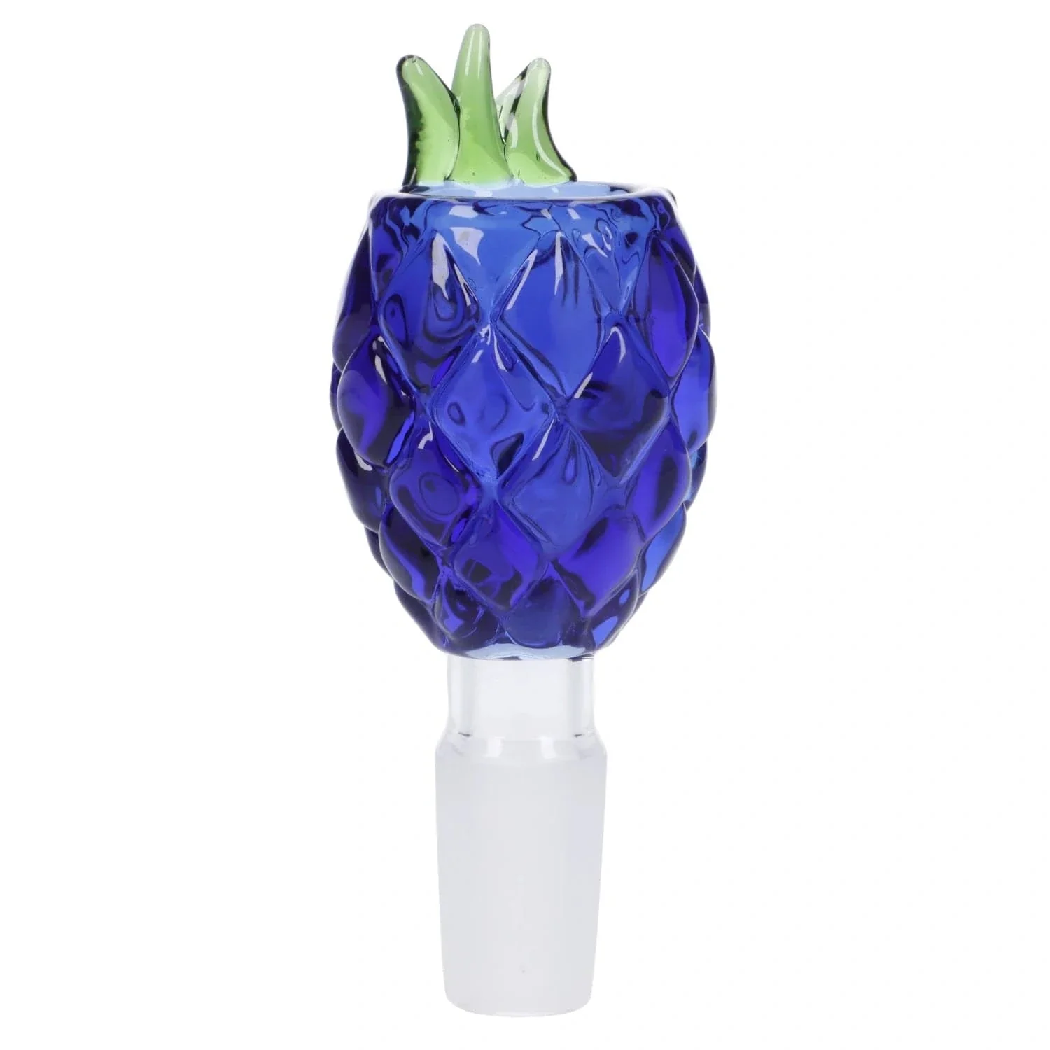 Valiant Pineapple Herb Bowl - Blue - Male 14mm - Image 2