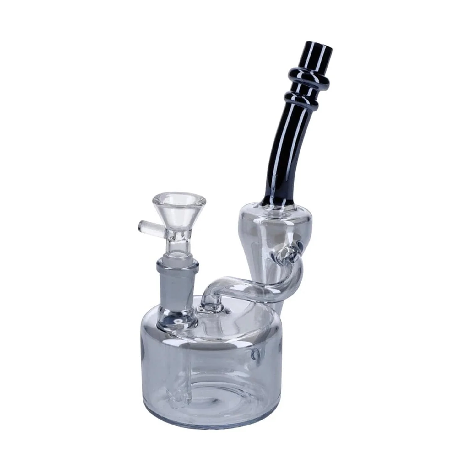 Electronic Painting Bubbler w/Bowl & Quartz-Smoke-6" - Image 5