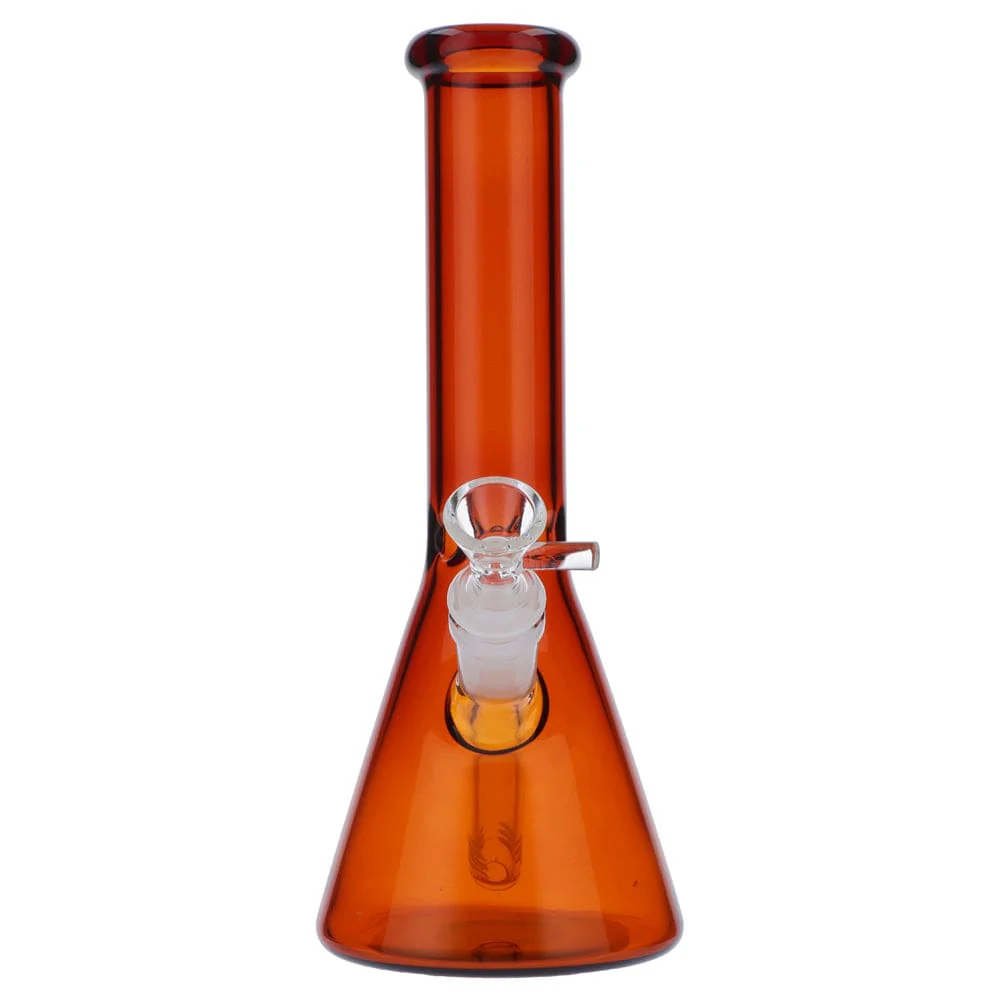 Everyday Essentials Beaker Bong - Amber - 10in. - Image 3
