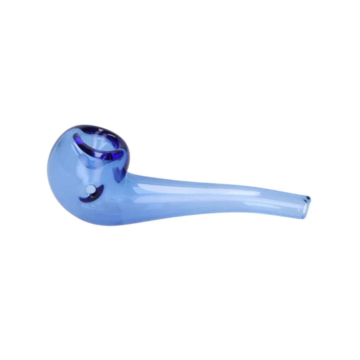 Everyday Essentials Bent Spoon Pipe - Navy - 4in.