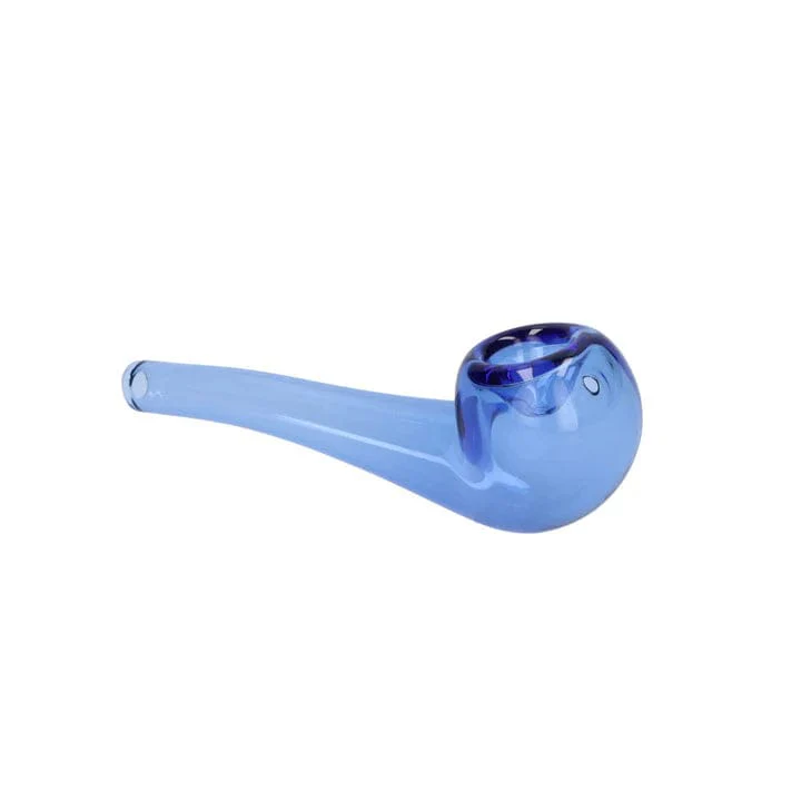 Everyday Essentials Bent Spoon Pipe - Navy - 4in. - Image 2