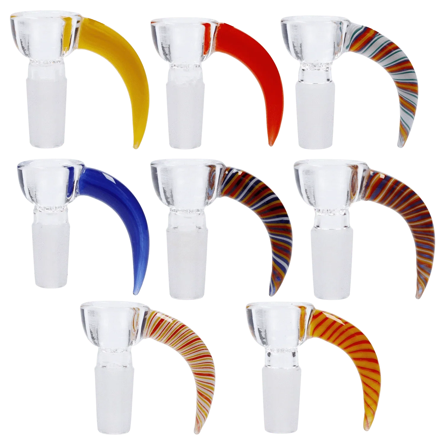 Round Bowl w/ Coloured Hook Handle - Assorted