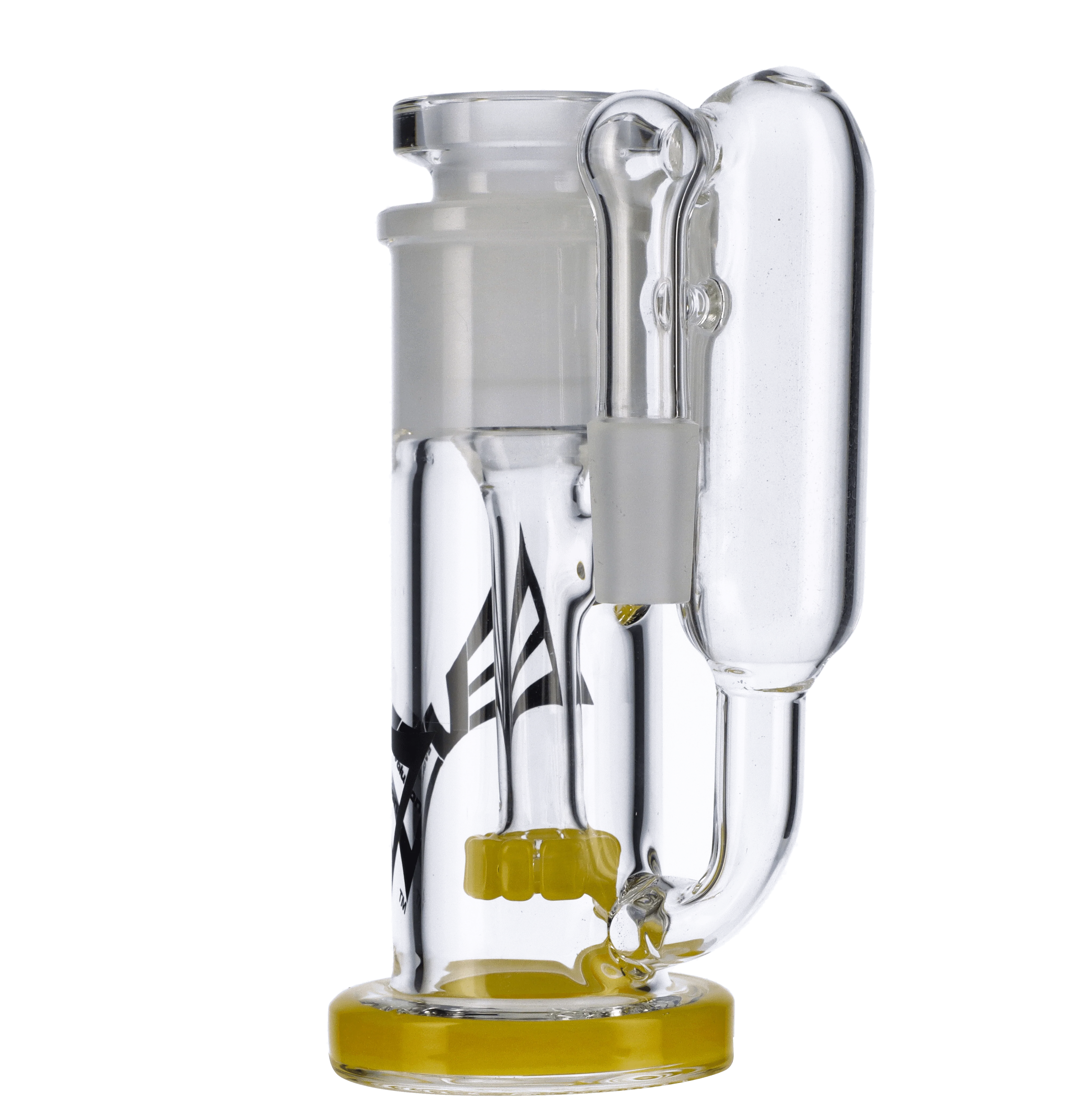 Valiant Ash Catcher w/ Removable Showerhead - Yellow - Male 14mm - 5.5in. - Image 6