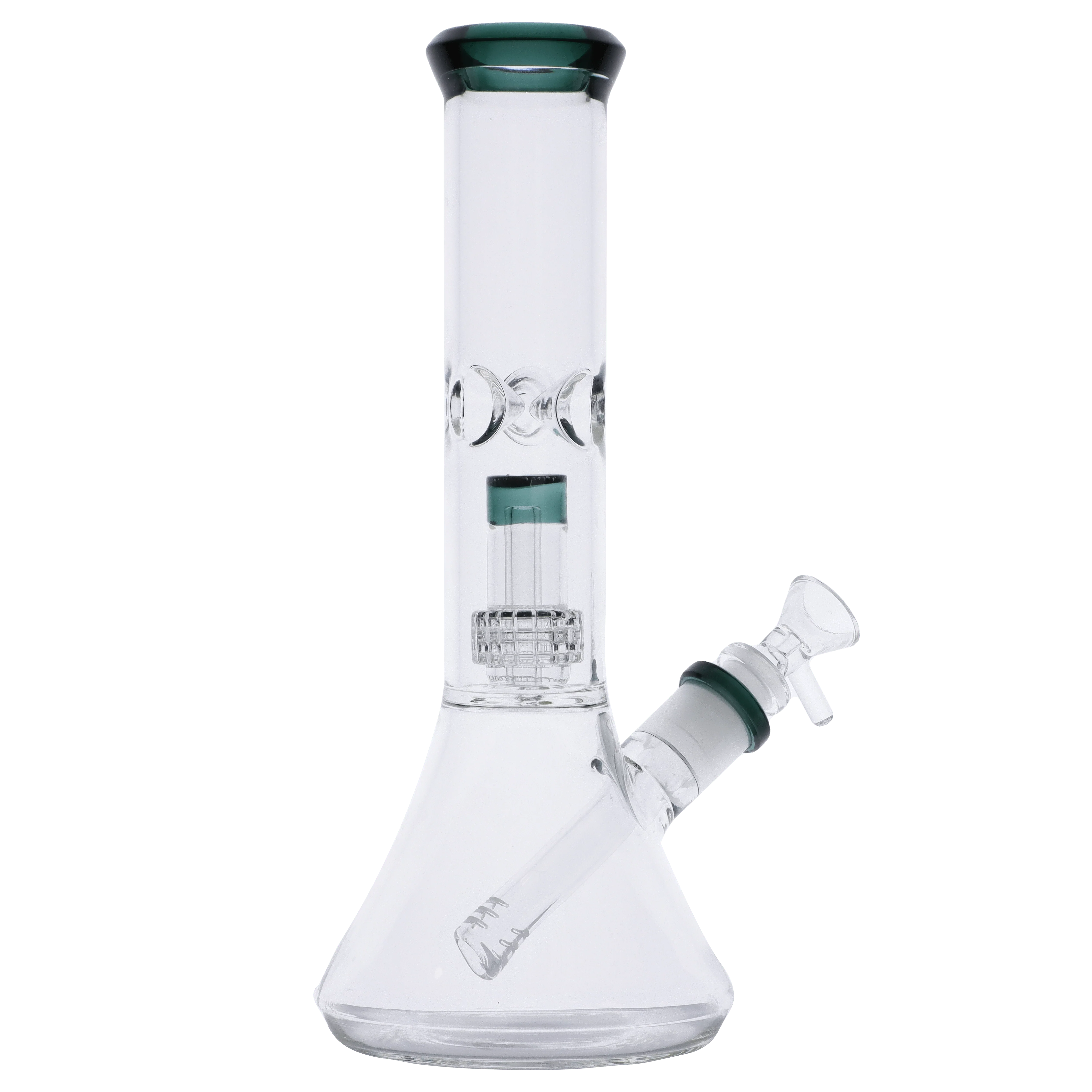 Valiant Beaker Water Pipe w/ Honeycomb - Blue - 11in. - Image 3