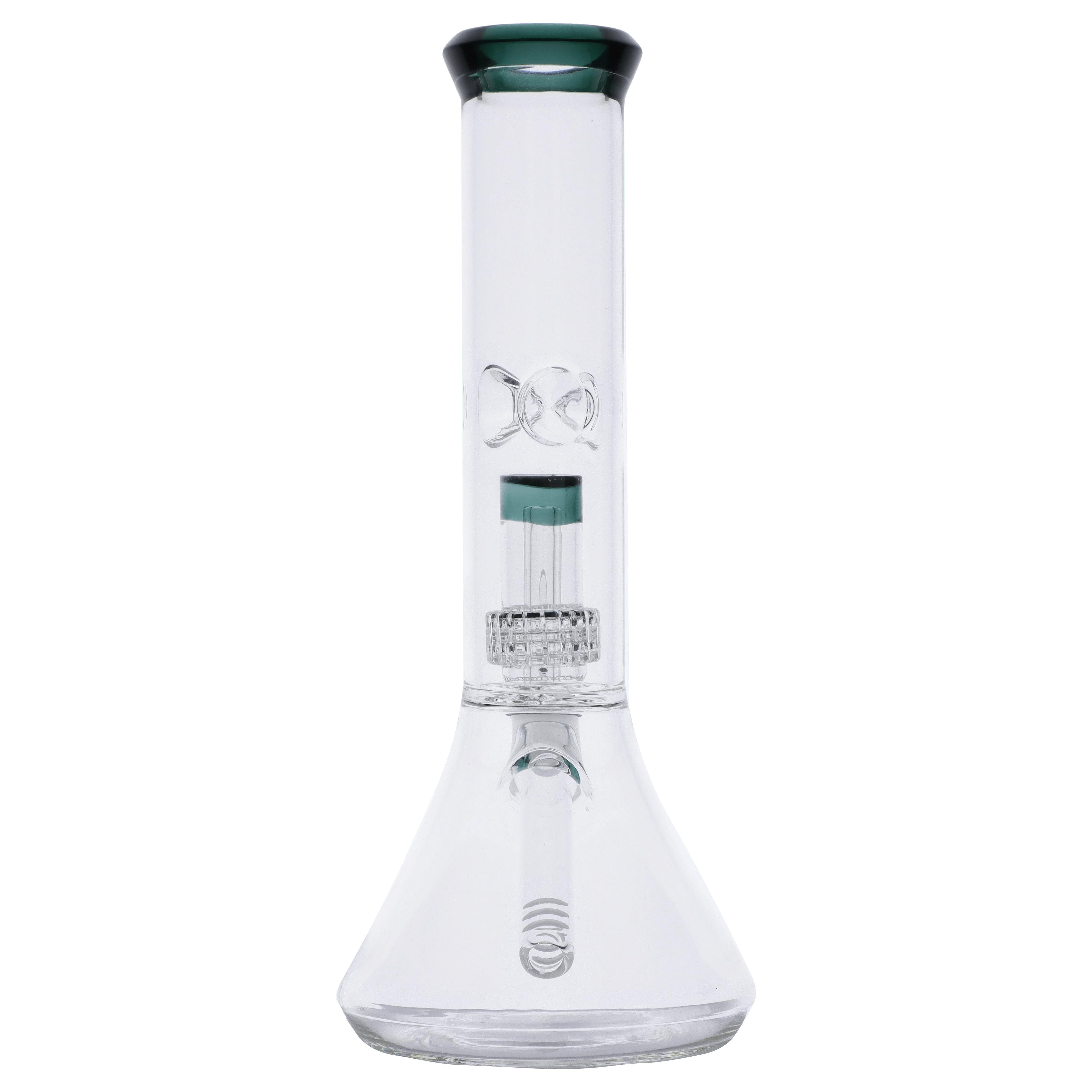 Valiant Beaker Water Pipe w/ Honeycomb - Blue - 11in. - Image 4
