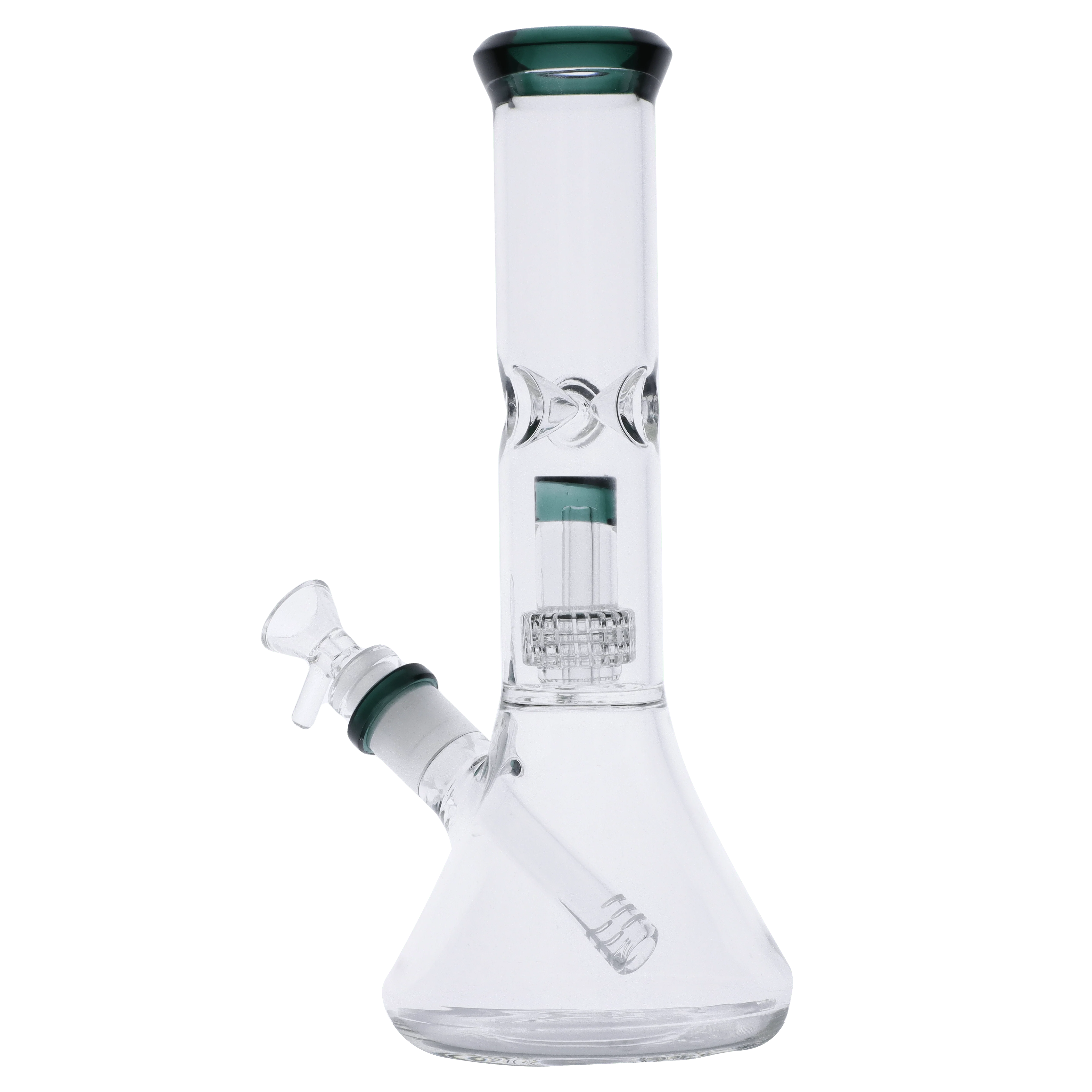 Valiant Beaker Water Pipe w/ Honeycomb - Blue - 11in. - Image 5