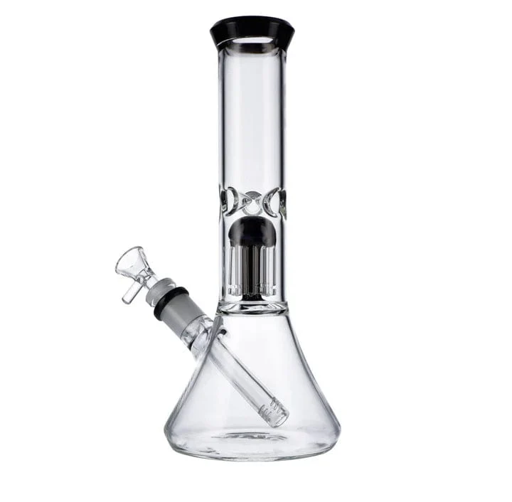 Valiant Beaker Water Pipe w/ Perc - Black - 11in. - Image 3