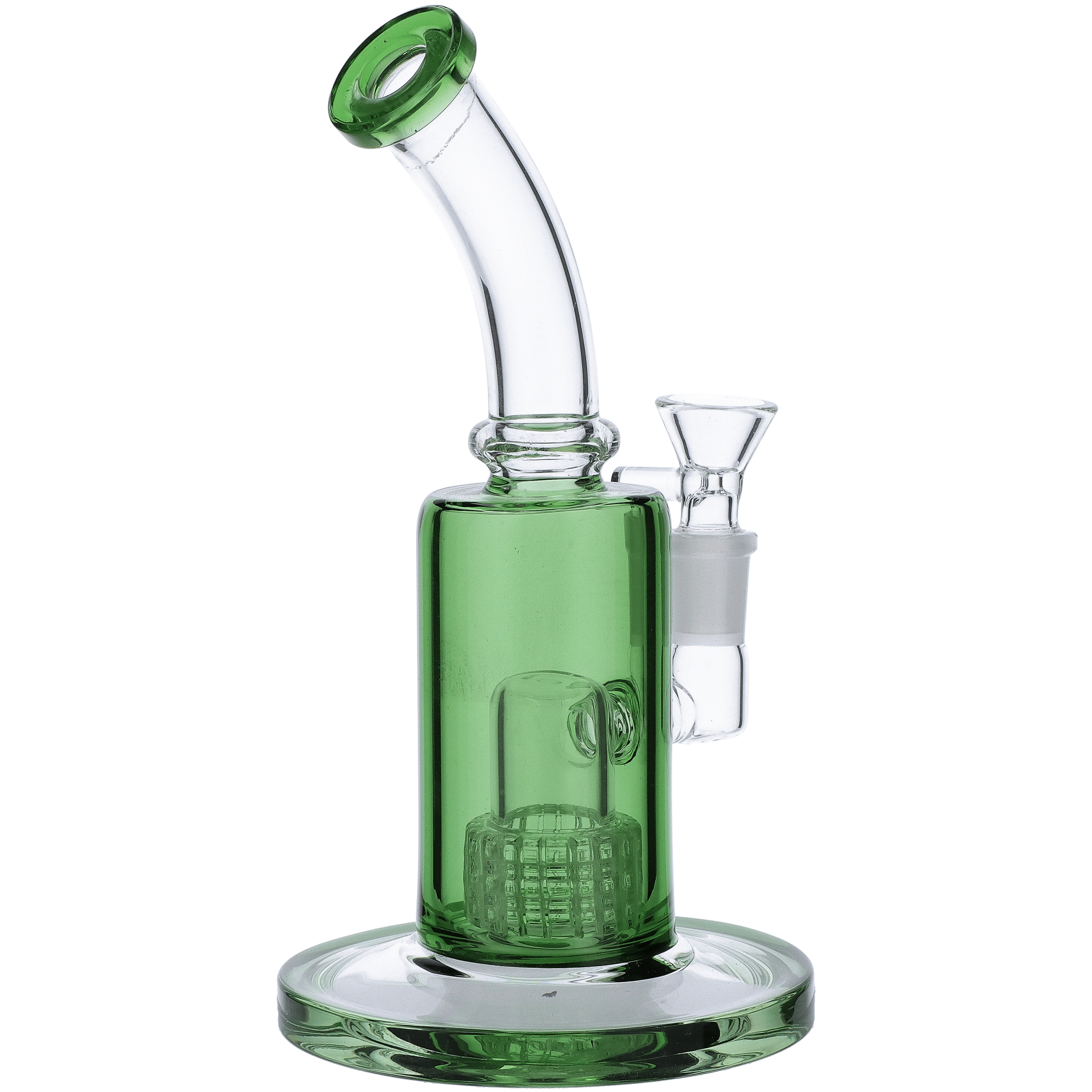 Valiant Bent Neck Water Pipe - Green - 8in. - Image 4