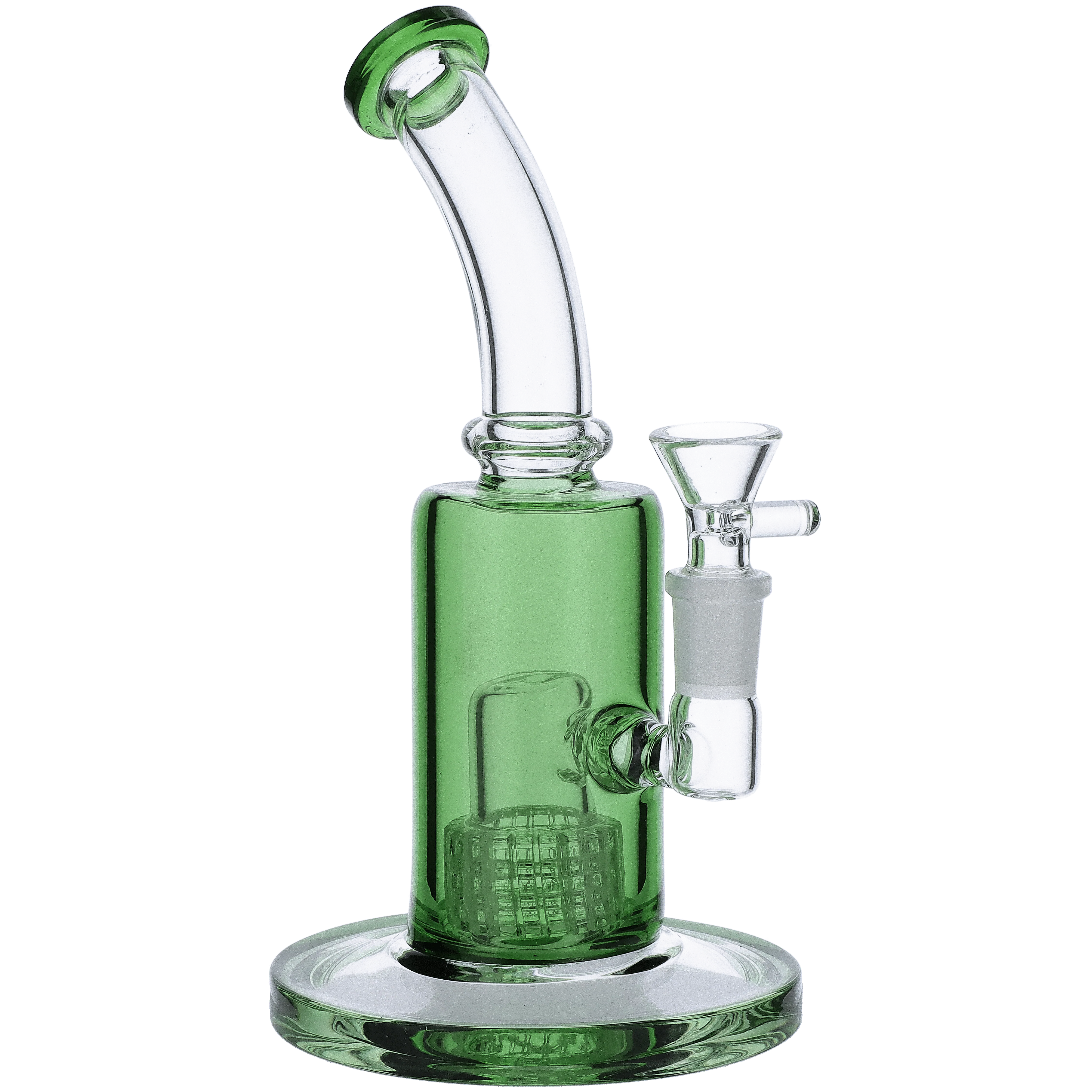 Valiant Bent Neck Water Pipe - Green - 8in. - Image 5
