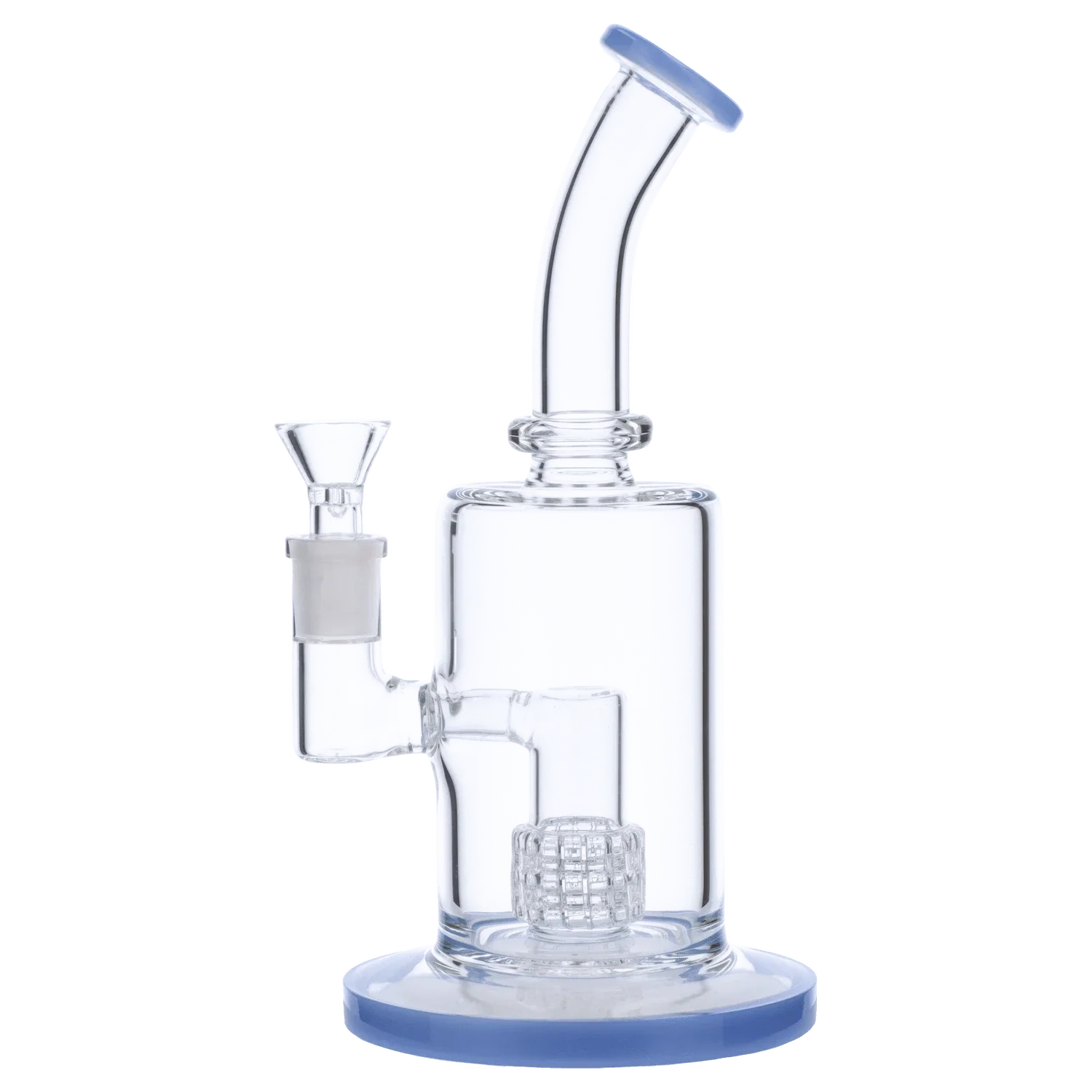 Valiant Bent Neck Water Pipe w/ Matrix Perc - Assorted - 8in. - Image 2