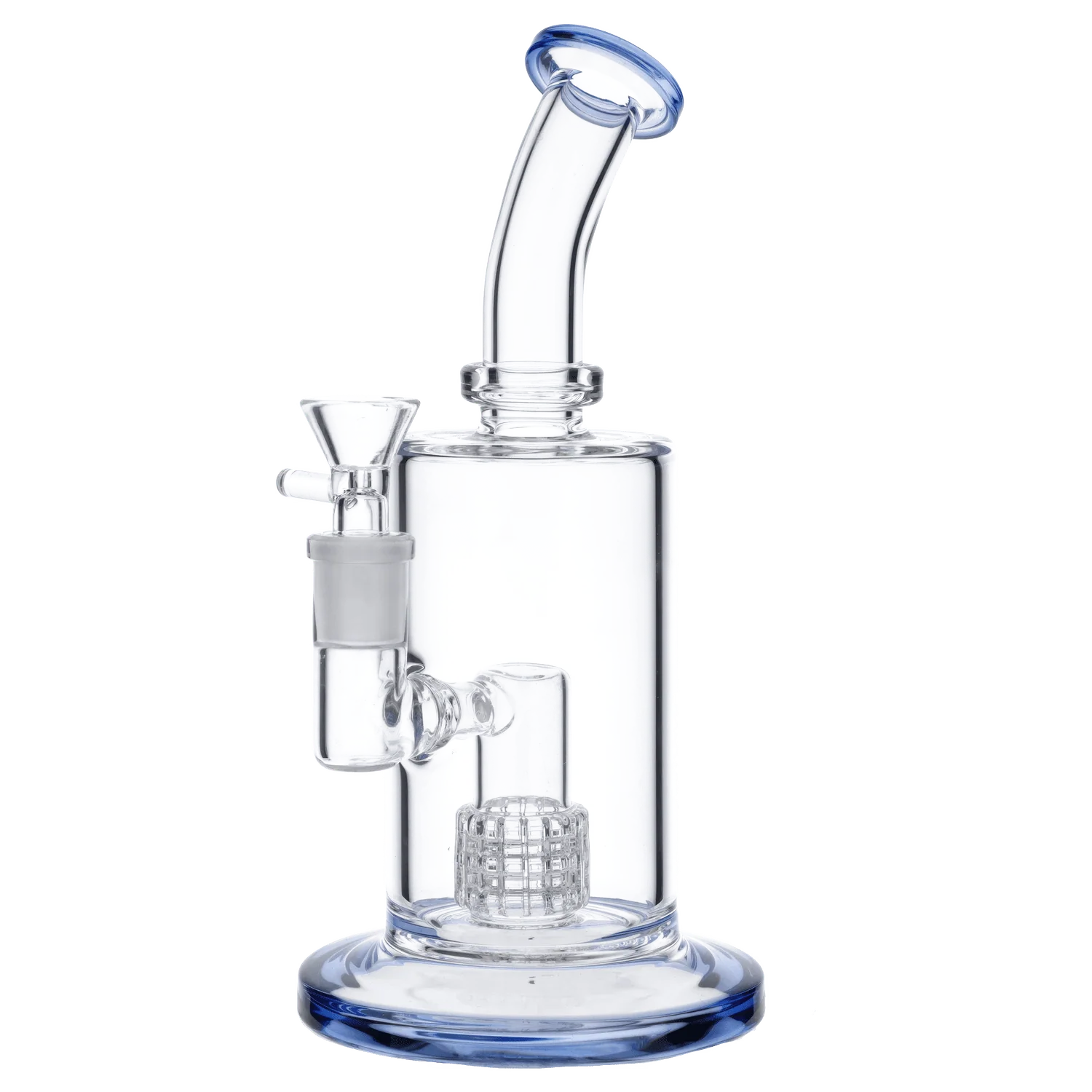 Valiant Bent Neck Water Pipe w/ Matrix Perc - Assorted - 8in. - Image 7
