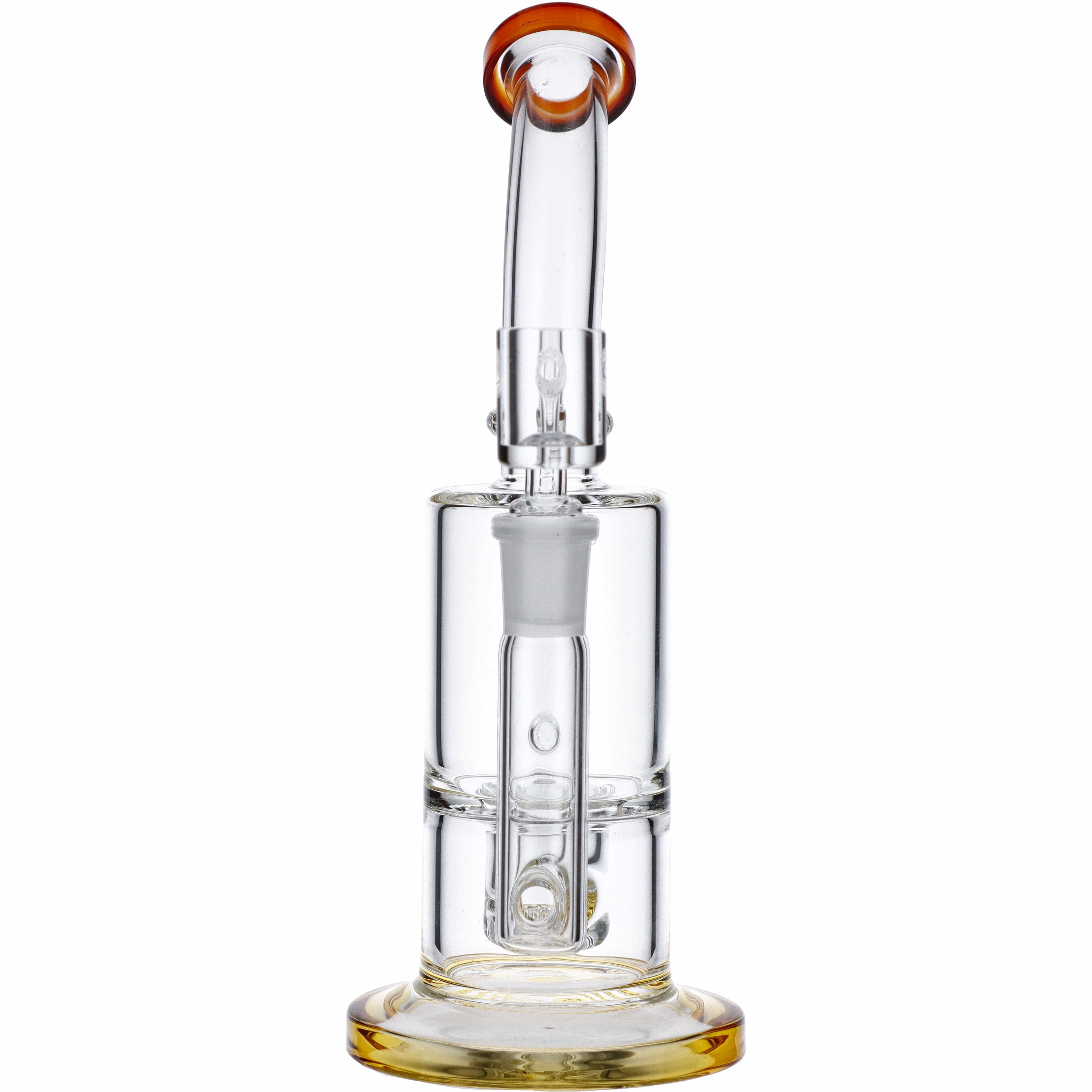 Valiant Bubbler Rig - Yellow - 8in.