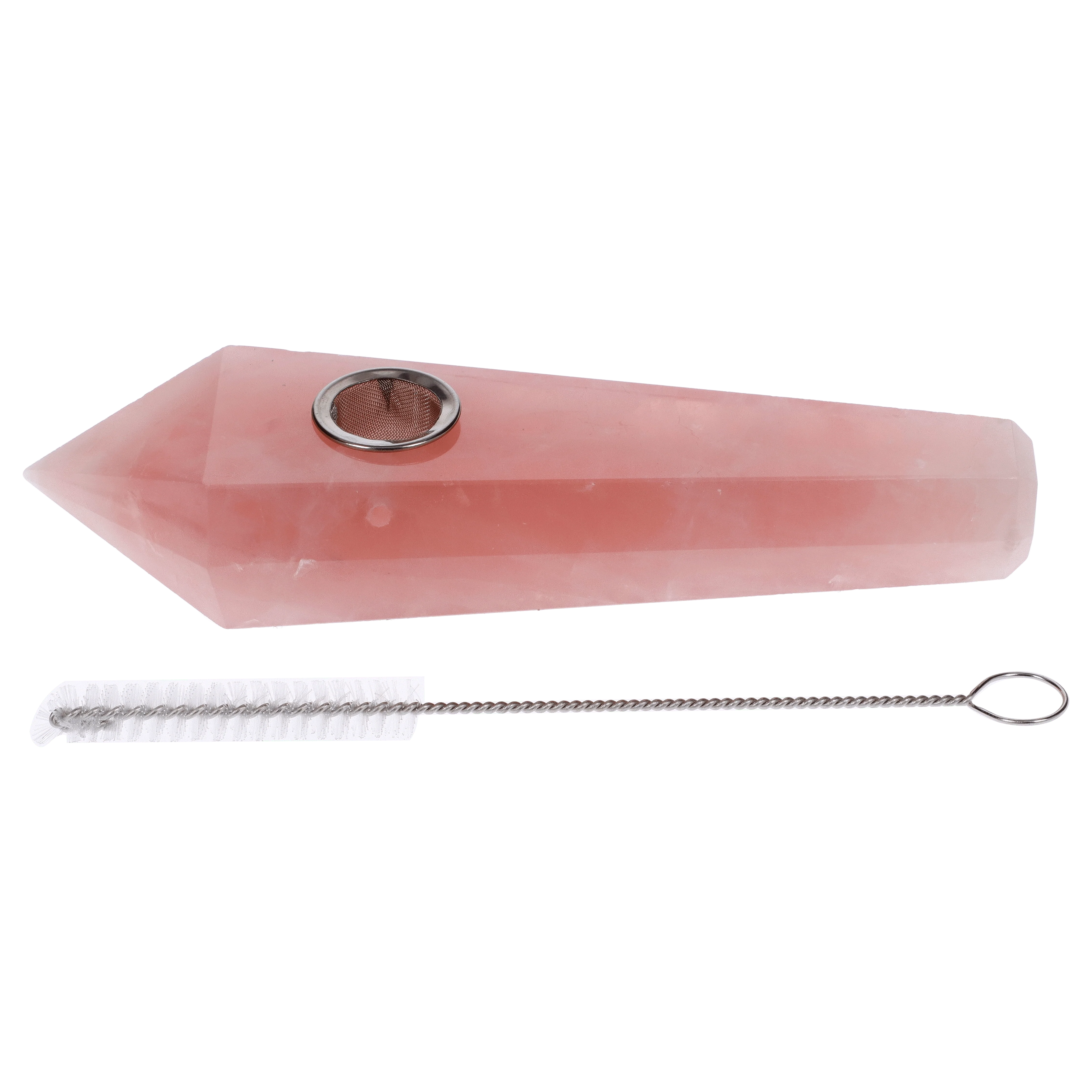Valiant Crystal Pipe-Rose Quartz - Image 3