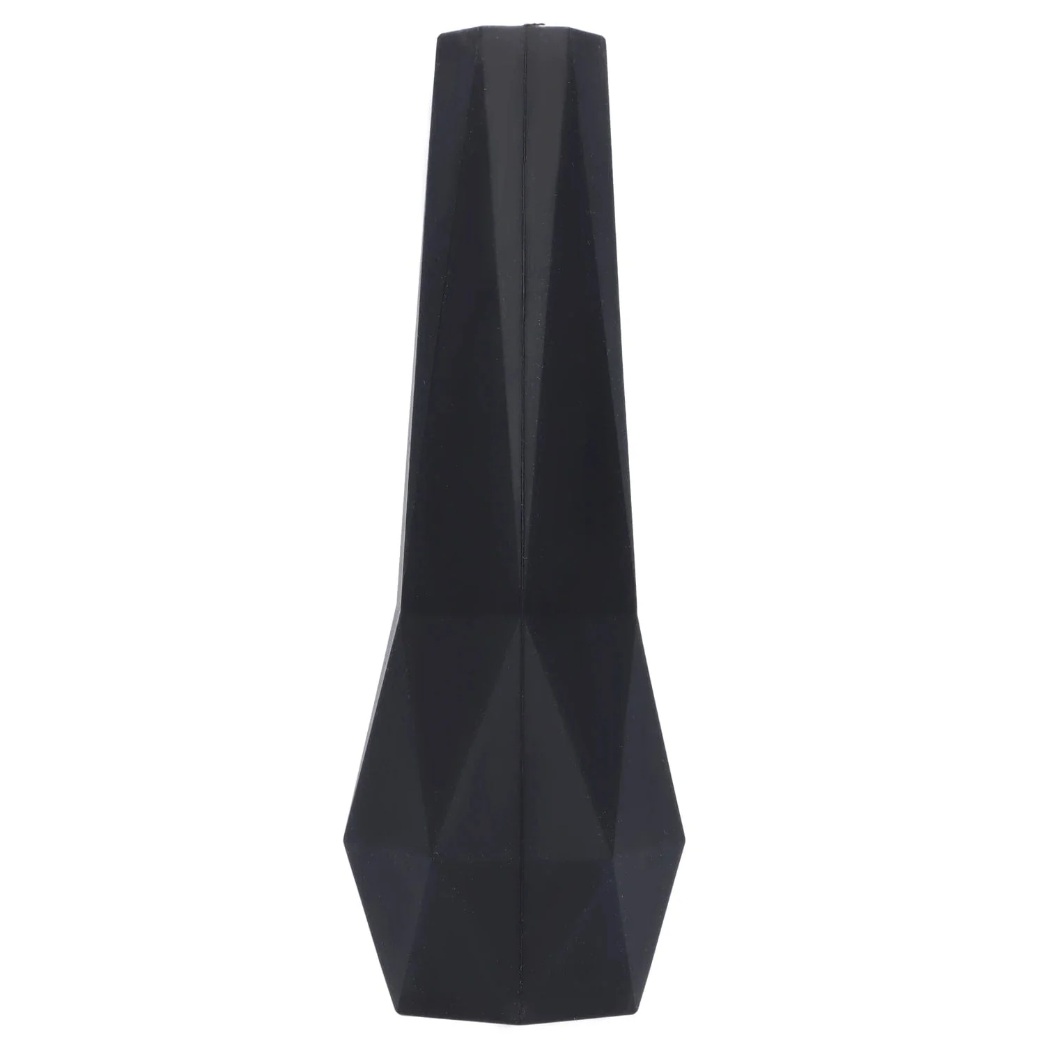Valiant Diamond Silicone Water Pipe - Black - 10in. - Image 3