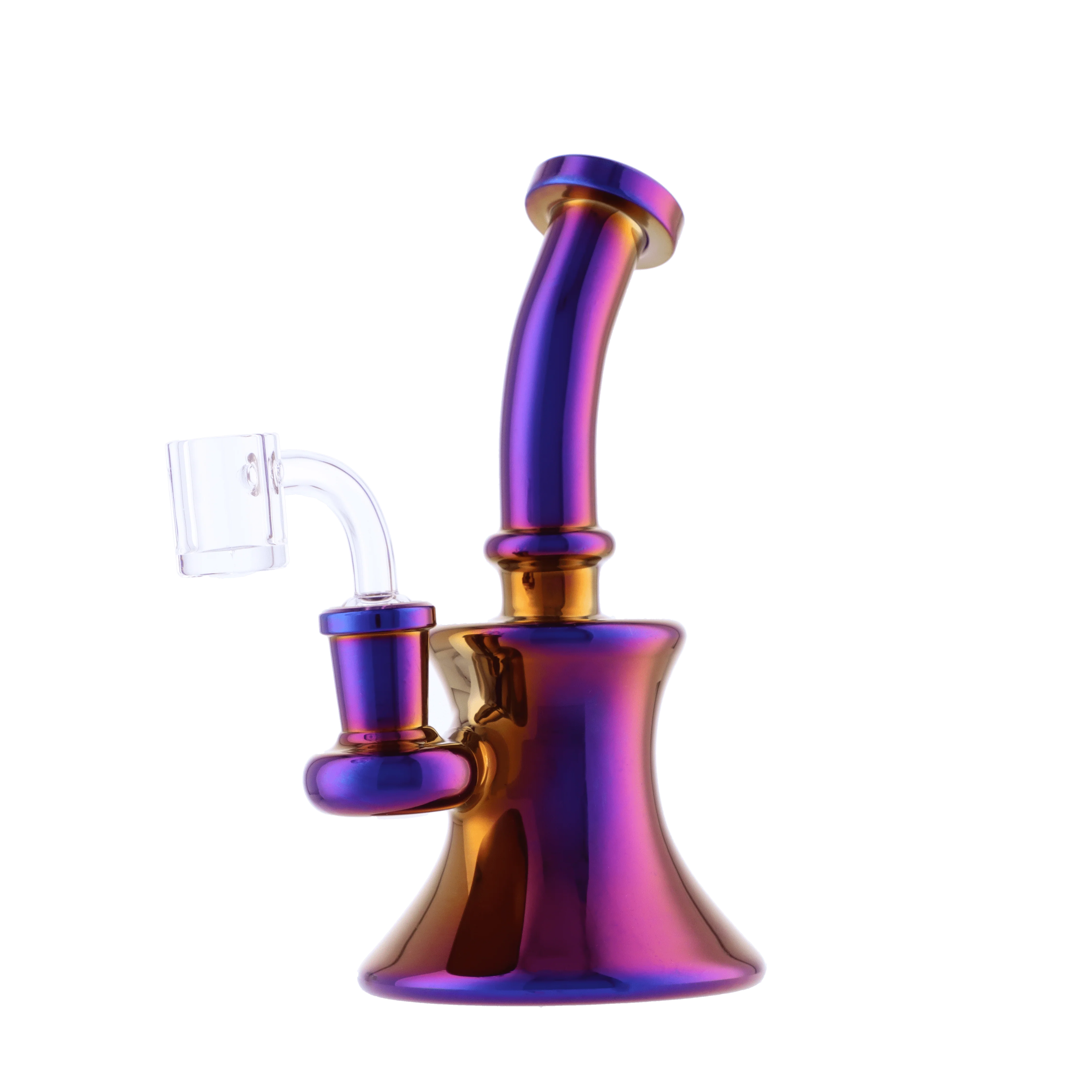 Valiant Fumed Bell Dab Rig - Assorted - 8in. - Image 28