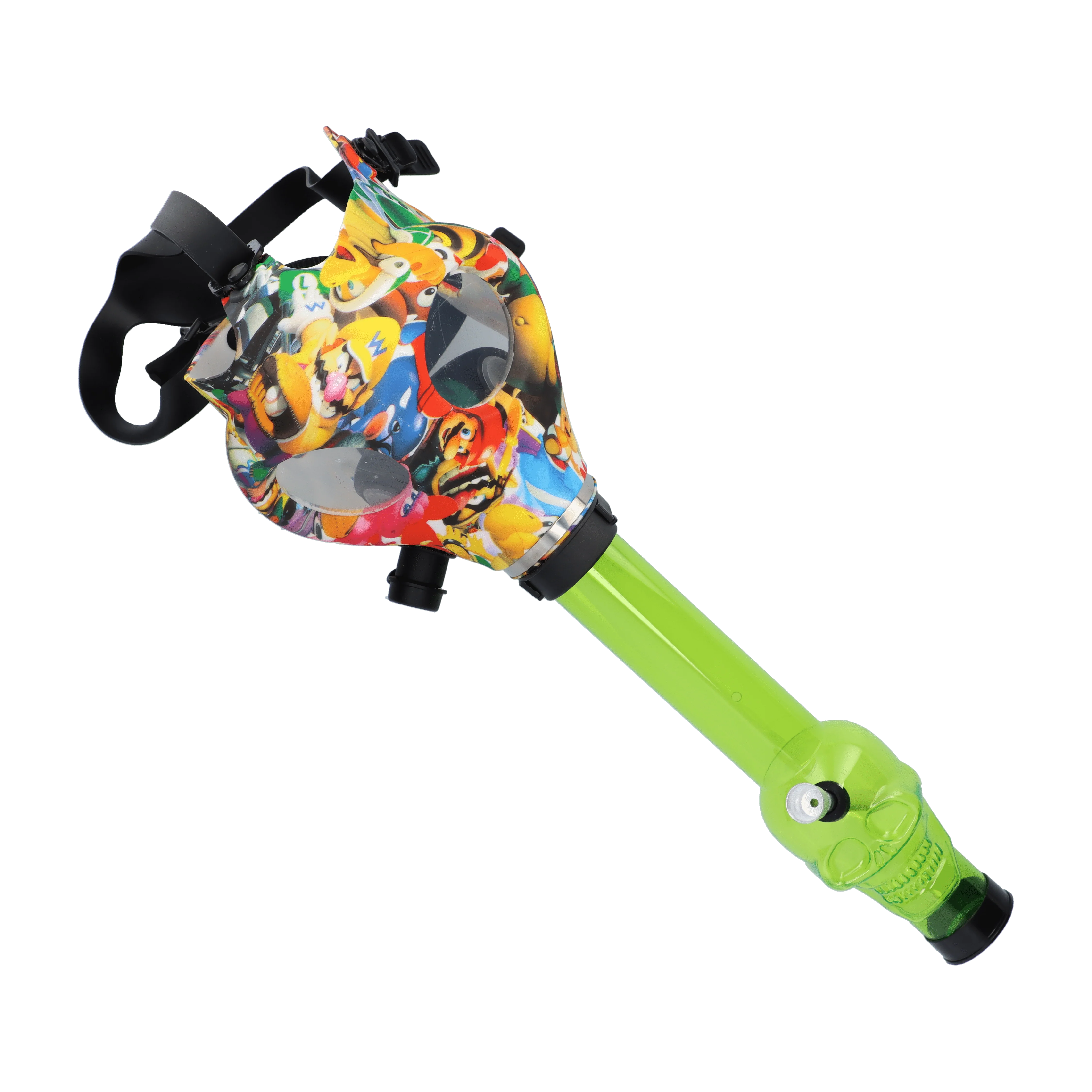 Valiant Gas Mask w/ Vibrant Design - Assorted - Image 2