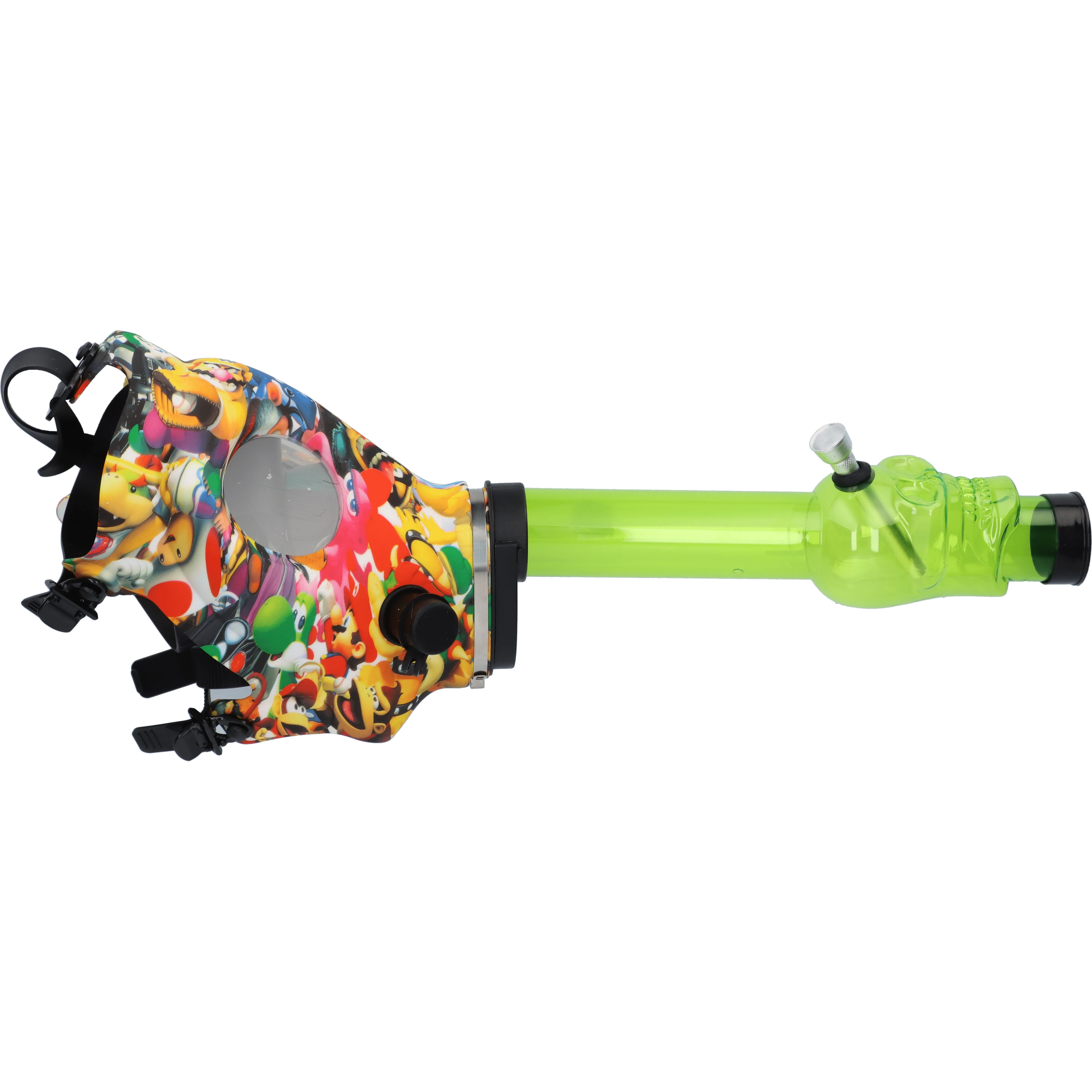 Valiant Gas Mask w/ Vibrant Design - Assorted - Image 3