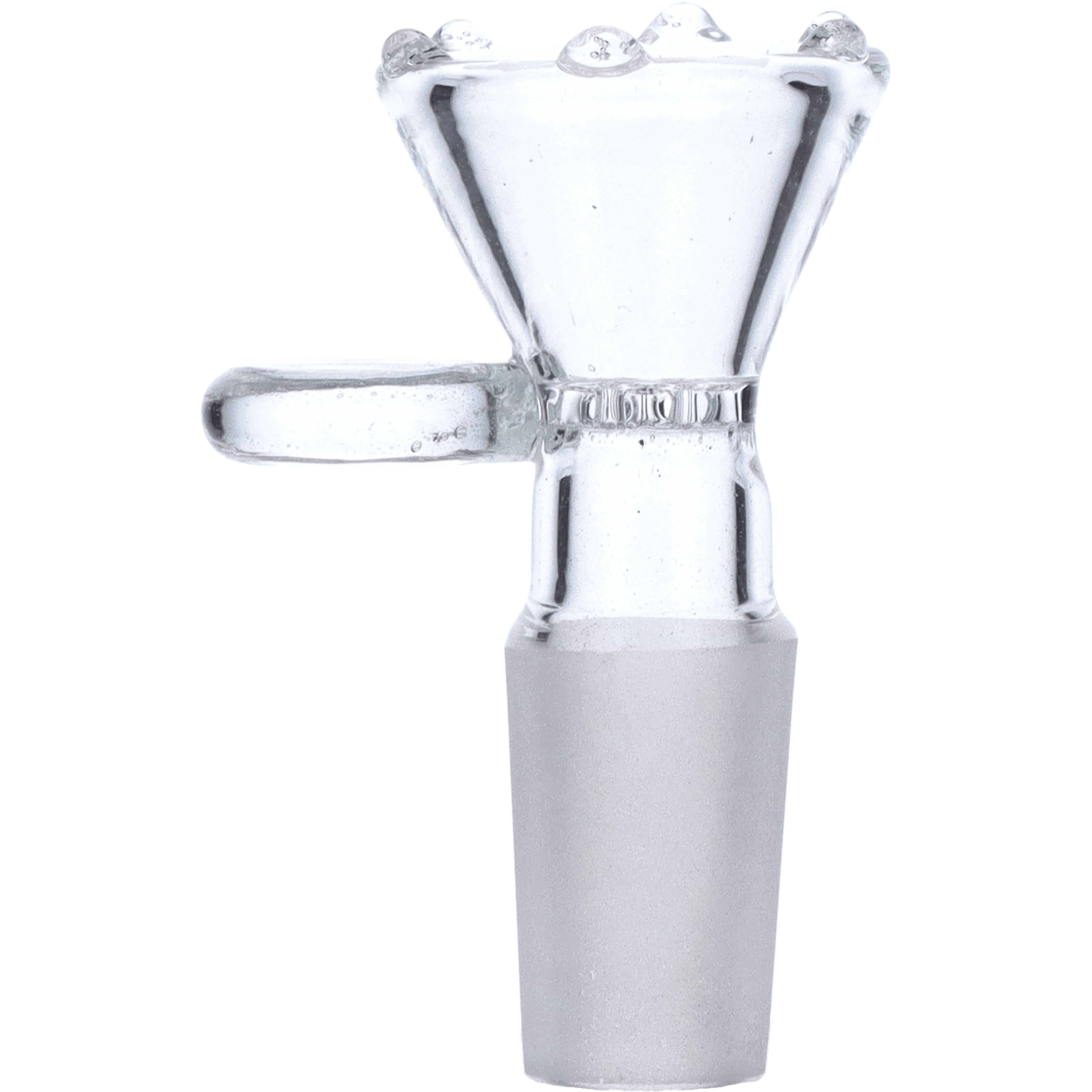 Valiant Glass Bowl w/ Honeycomb Screen & Nubs - Clear - Male 14mm