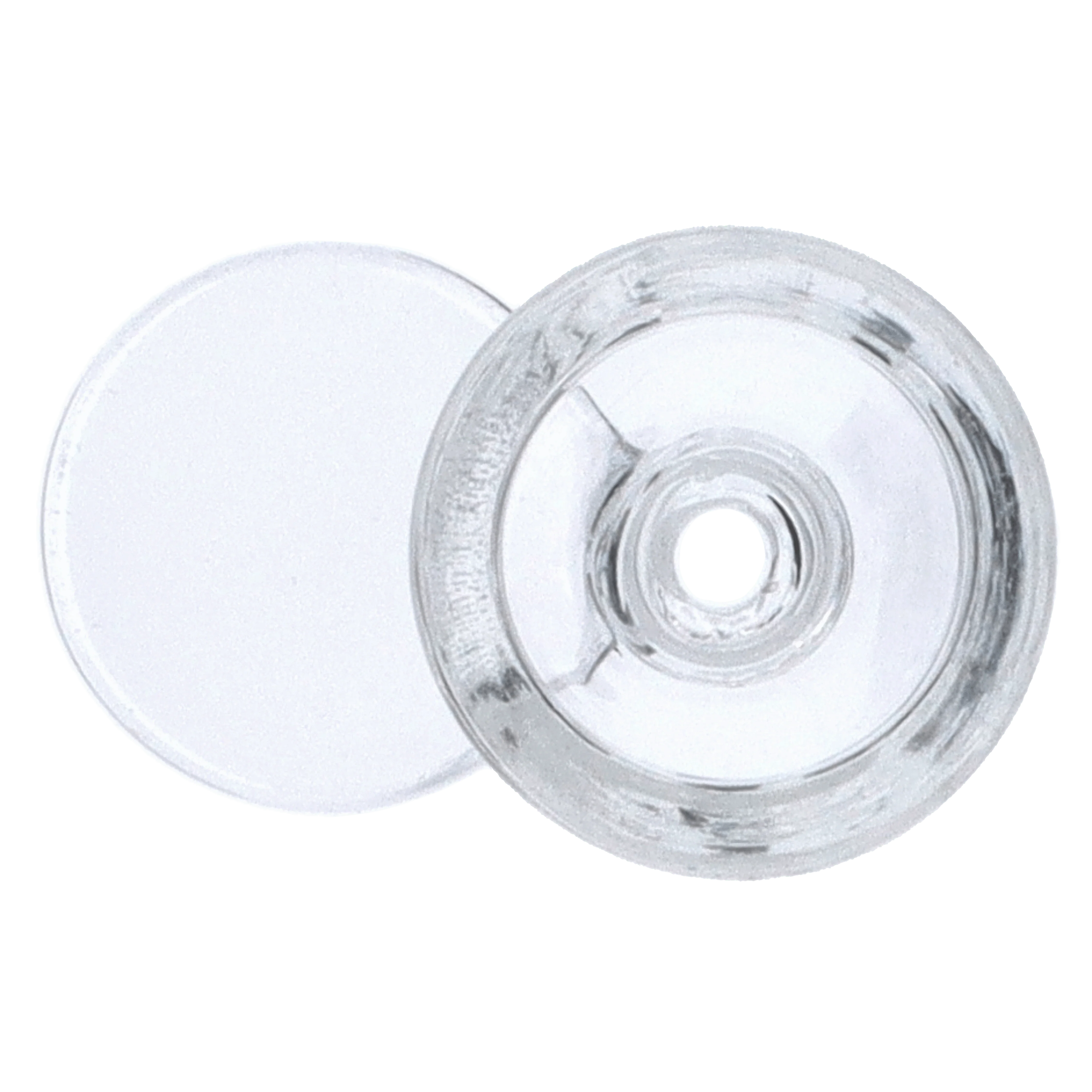 Valiant Glass Bowl w/ Round Handle - Clear - Male 14mm - Image 2