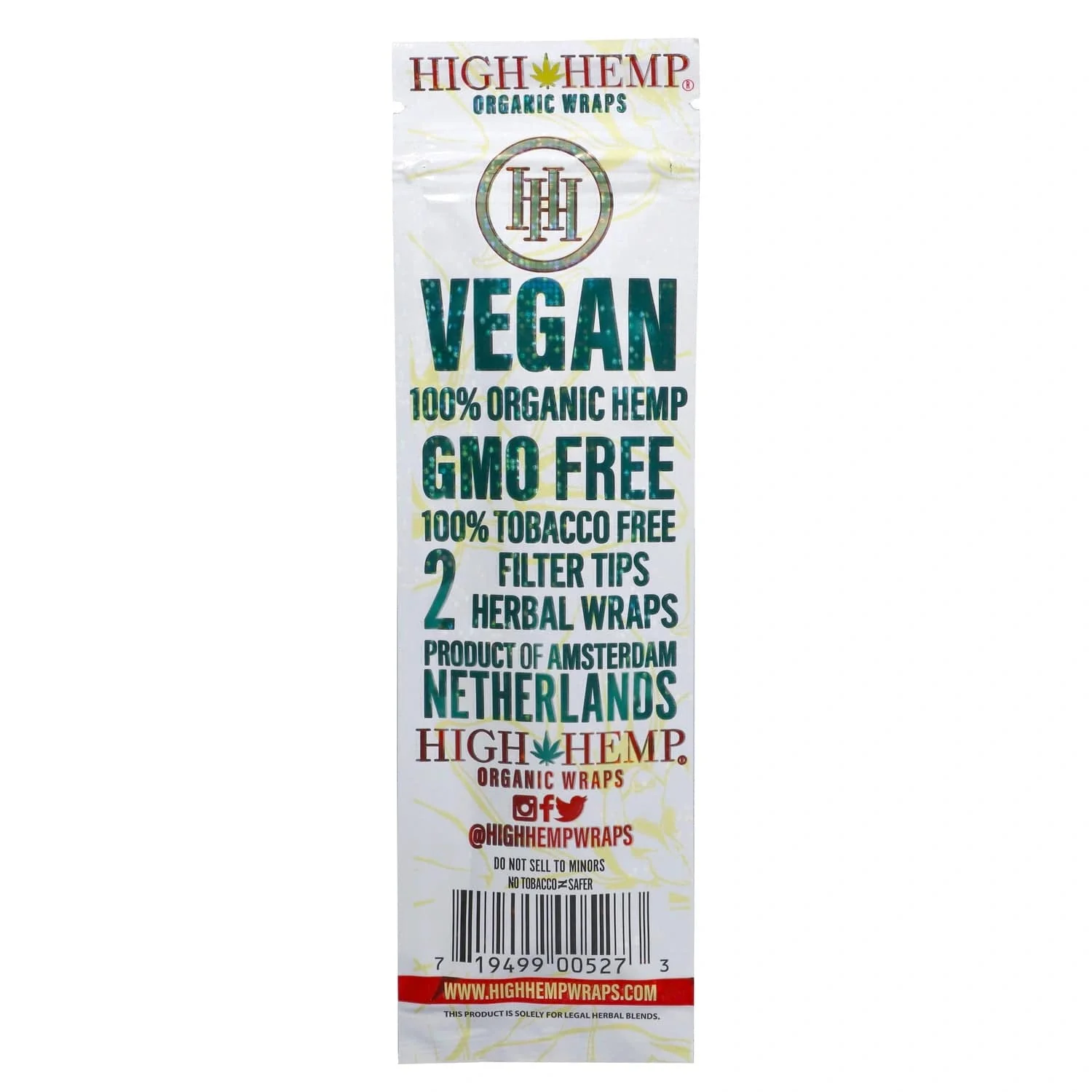 Valiant High Hemp Wraps - Cherry - 2pk - Image 2