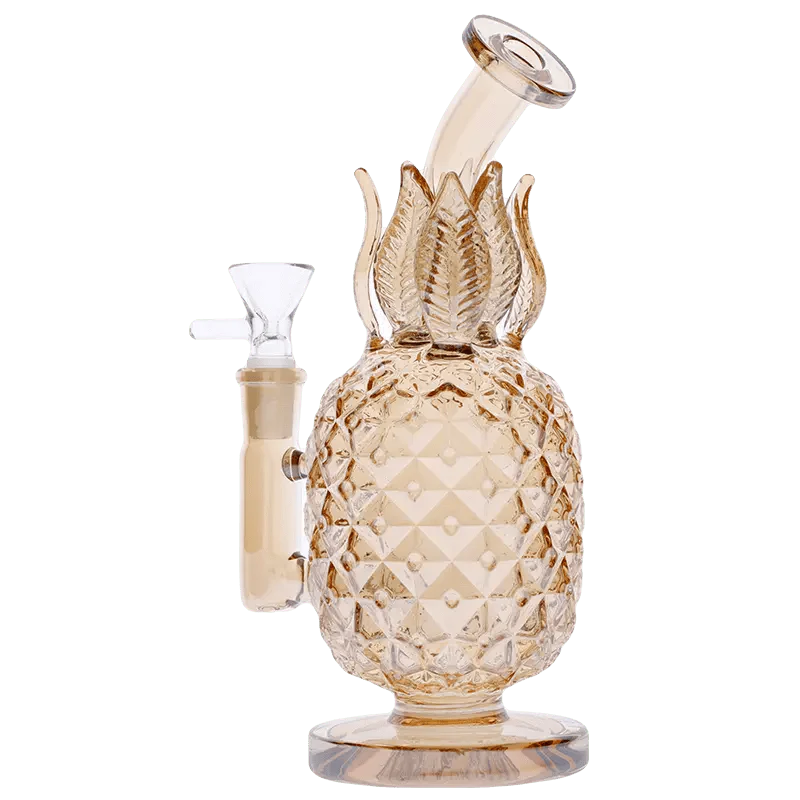 Valiant Iridescent Pineapple Water Pipe - Gold - Image 5