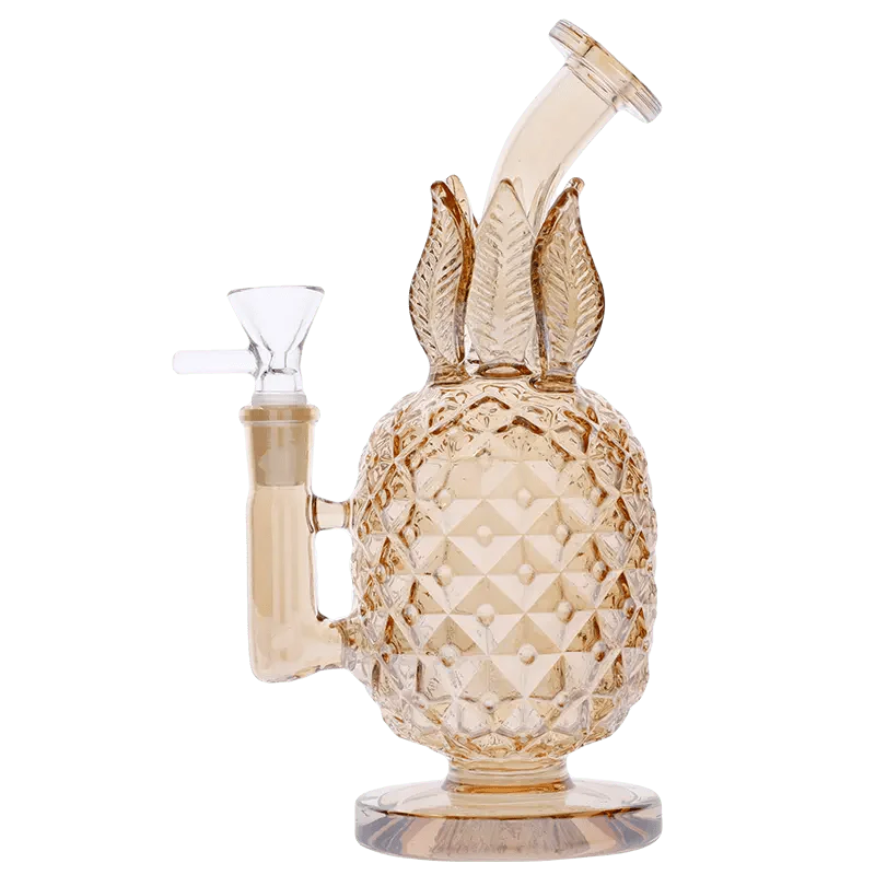 Valiant Iridescent Pineapple Water Pipe - Gold - Image 6