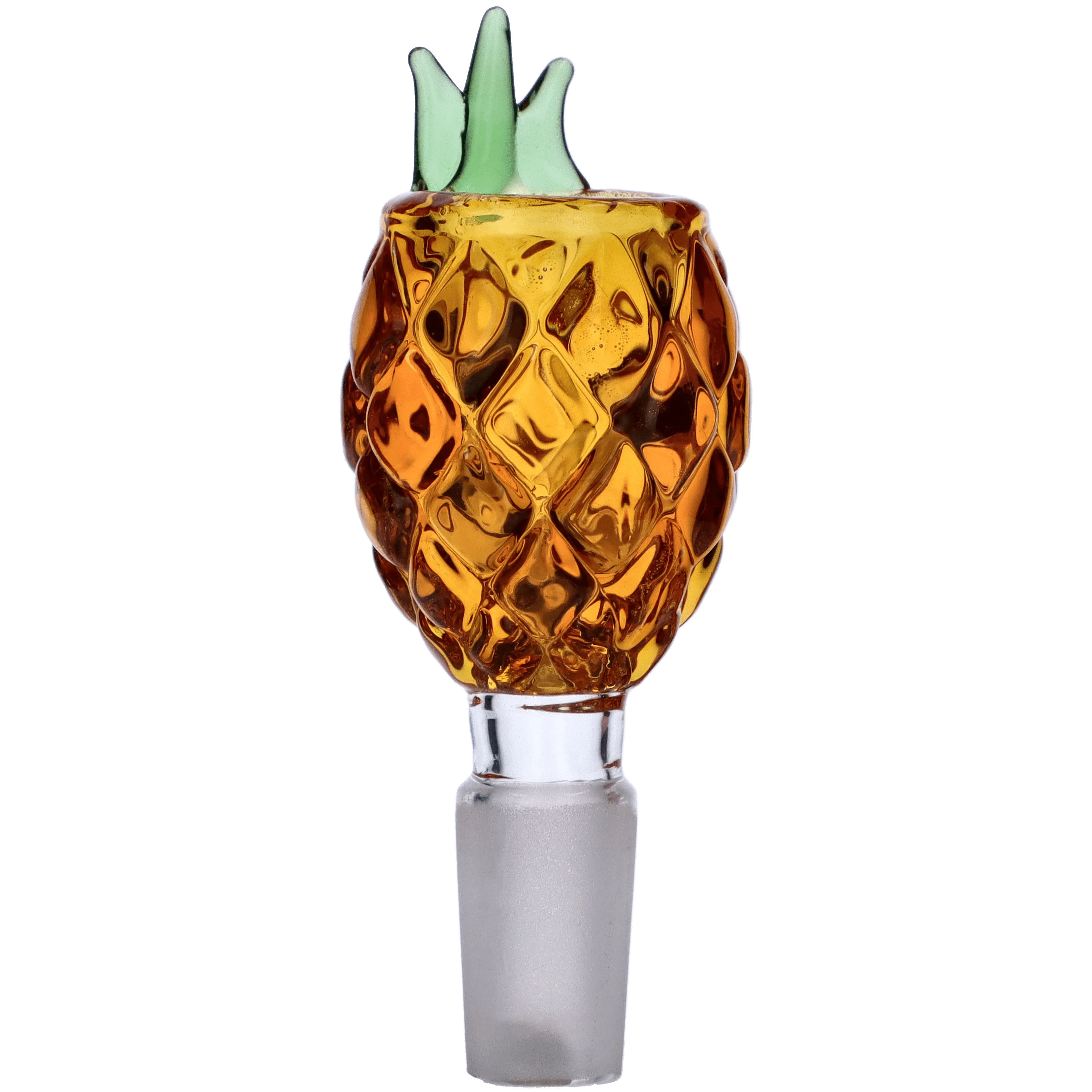 Valiant Pineapple Herb Bowl - Yellow - Male 14mm